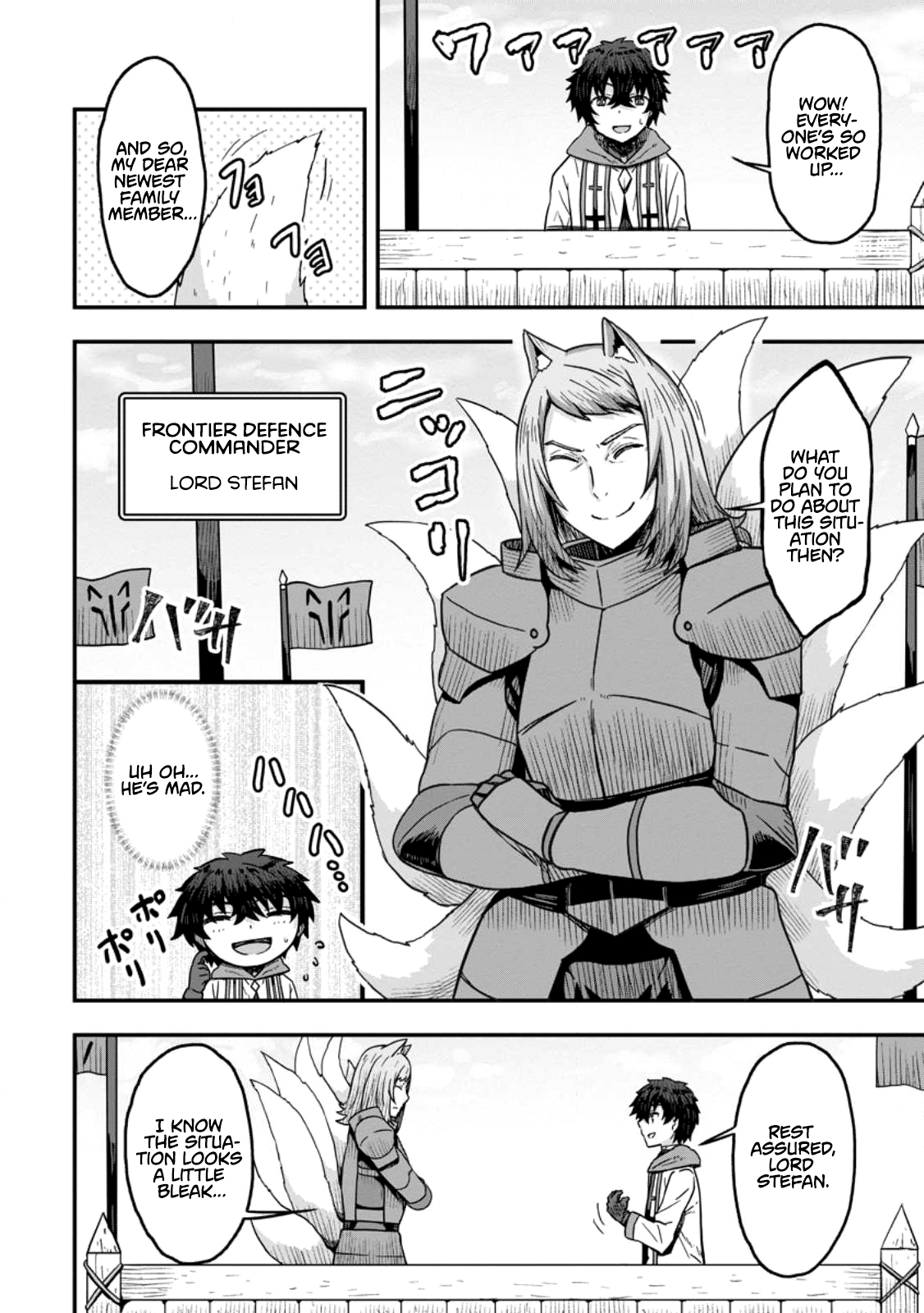 Halaman dari Isekai Saikyou no Yome desu ga, Yoru no Tatakai wa Ore no Hou ga Tsuyoi You desu: Chiryaku o Ikashite Nariagaru Harem Senki Chapter 6