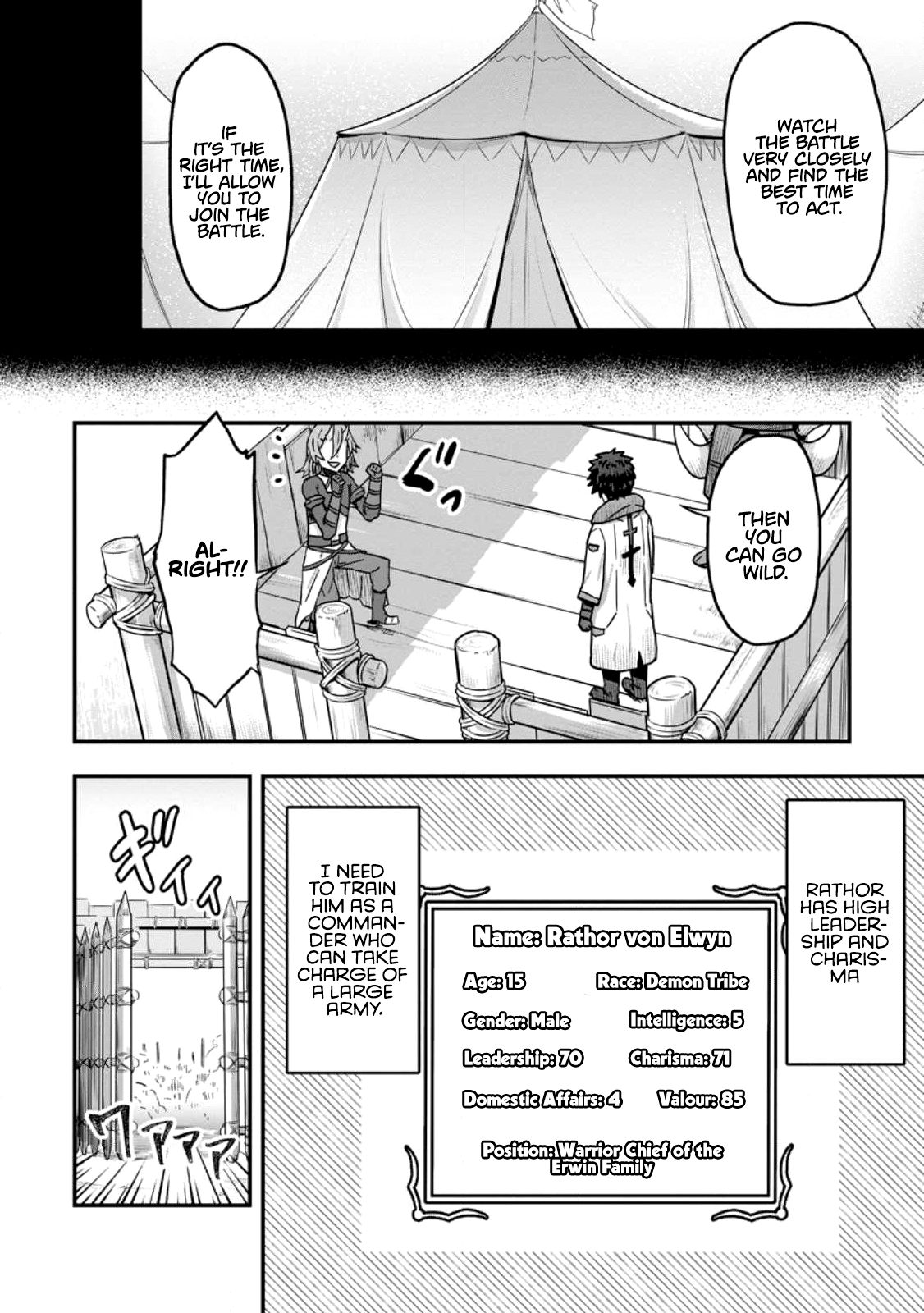 Halaman dari Isekai Saikyou no Yome desu ga, Yoru no Tatakai wa Ore no Hou ga Tsuyoi You desu: Chiryaku o Ikashite Nariagaru Harem Senki Chapter 6
