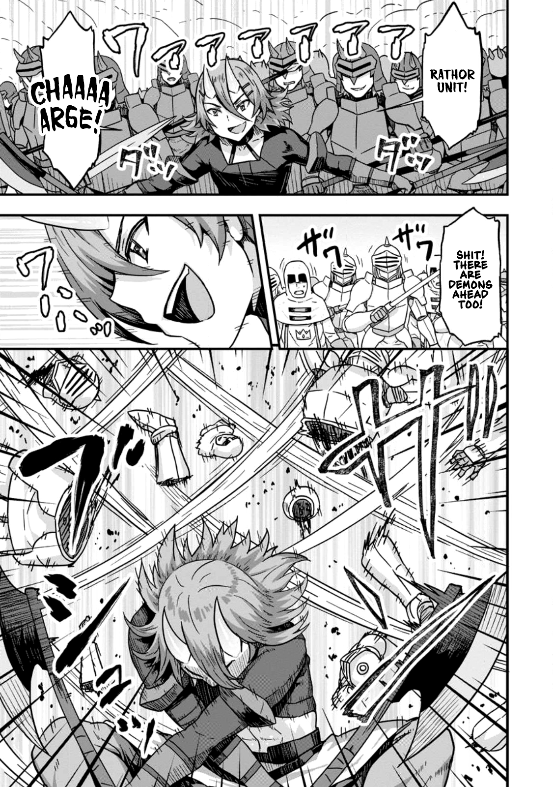 Halaman dari Isekai Saikyou no Yome desu ga, Yoru no Tatakai wa Ore no Hou ga Tsuyoi You desu: Chiryaku o Ikashite Nariagaru Harem Senki Chapter 6