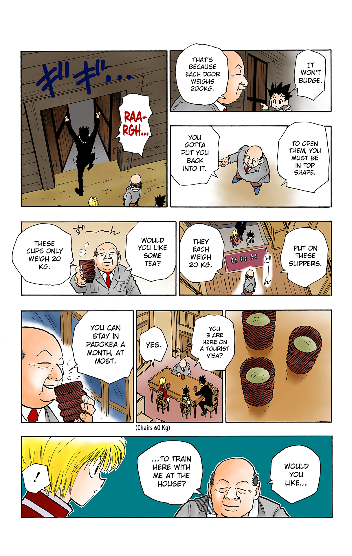 Halaman dari HUNTER x HUNTER (Official Colored) Chapter 40
