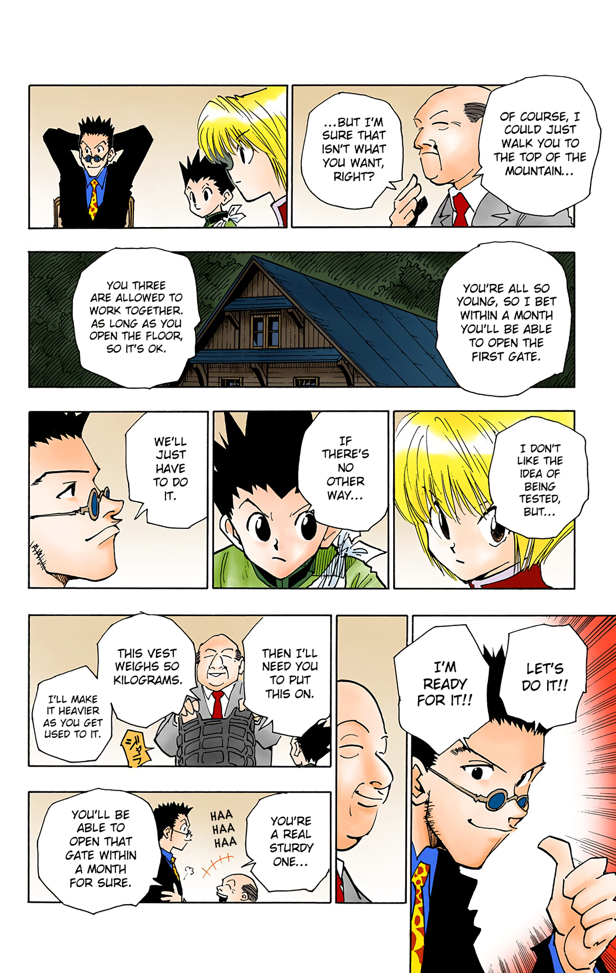 Halaman dari HUNTER x HUNTER (Official Colored) Chapter 40