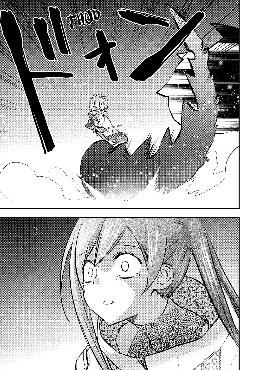 Halaman dari Kanchigai no Atelier Meister - Eiyuu Party no Moto Zatsuyougakari ga, Jitsu wa Sentou Igai ga SSS Rank Datta to Iu Yoku Aru Hanashi Chapter 10