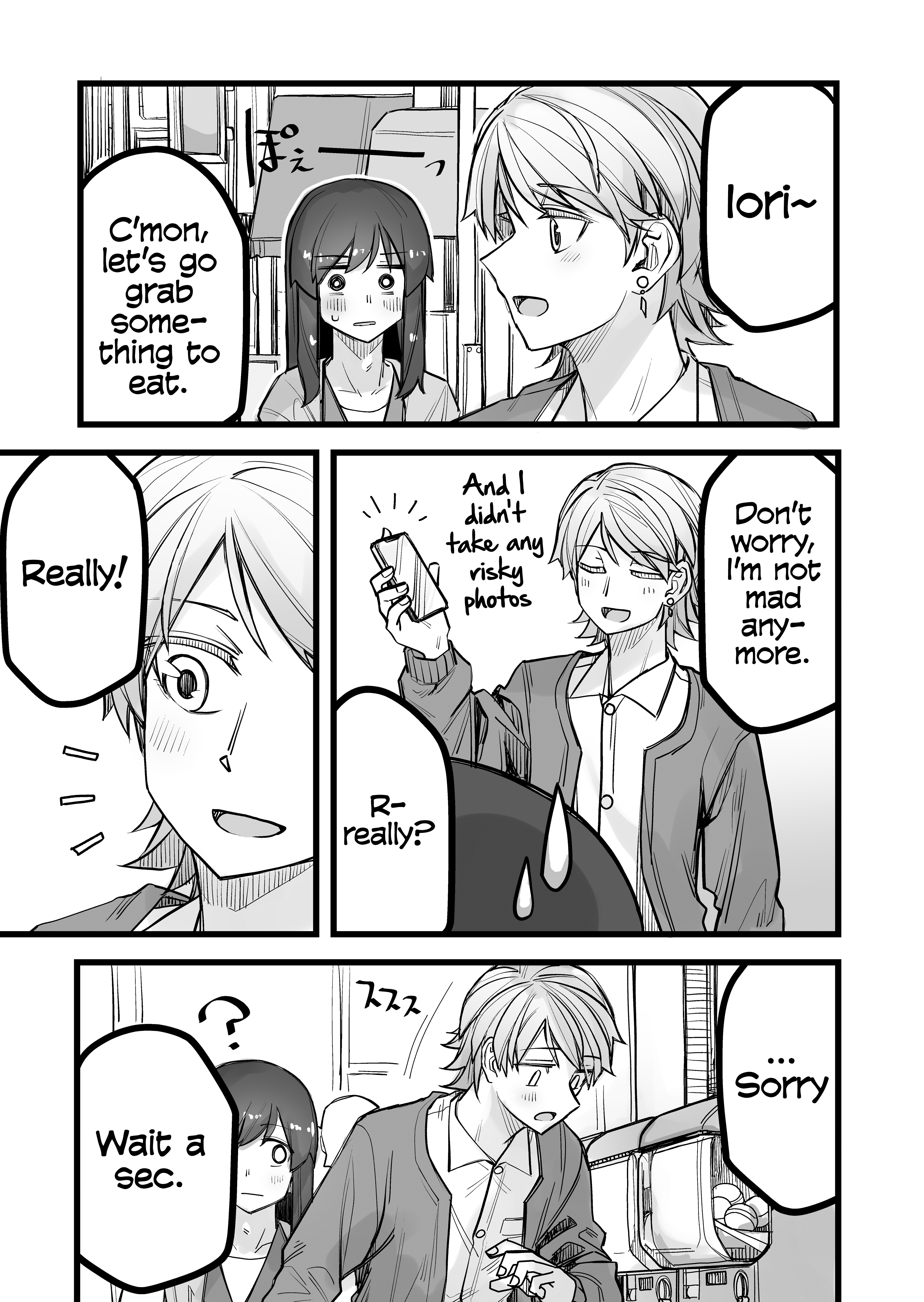 Halaman dari Ikemen Joshi to Josou Danshi Chapter 43