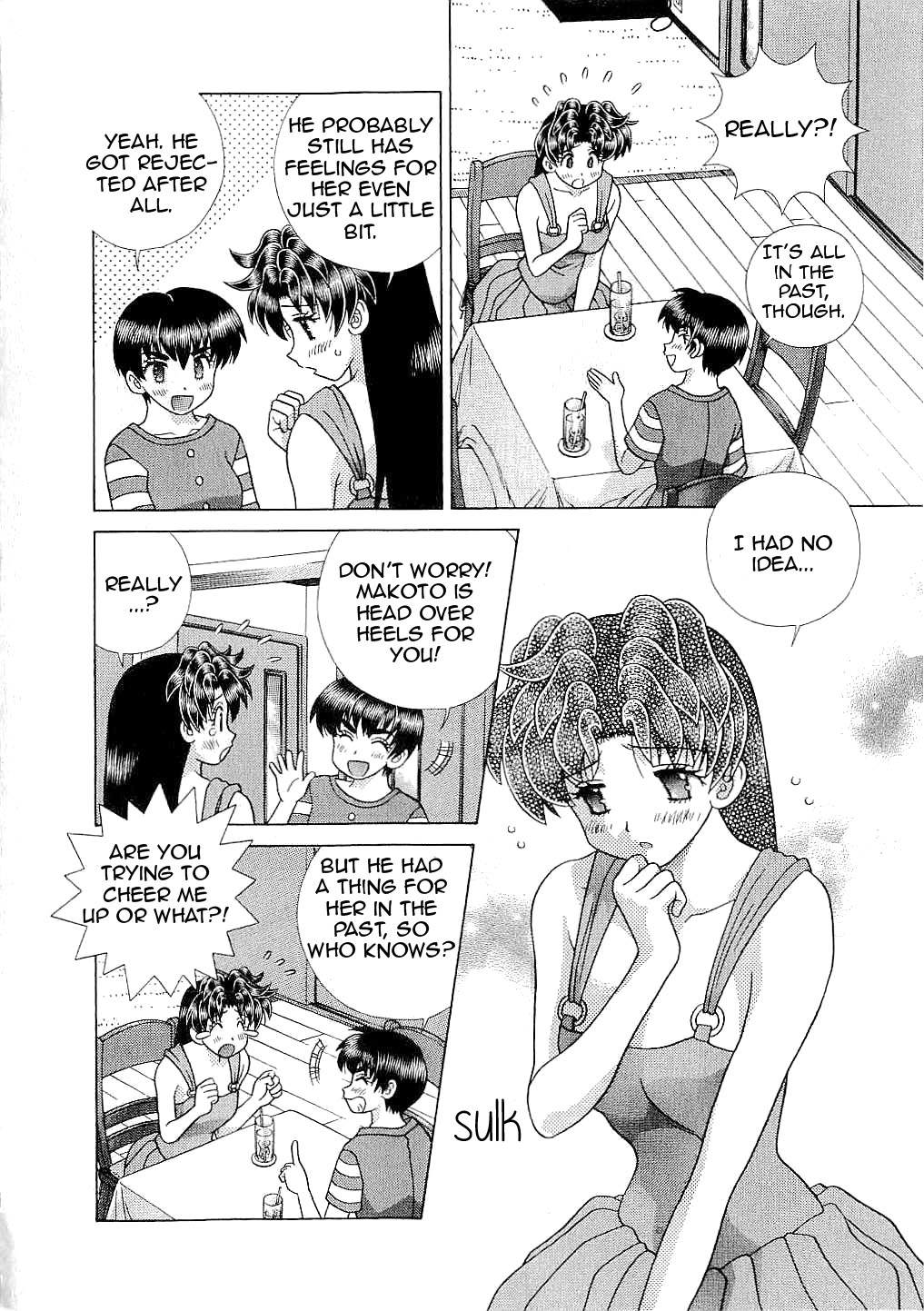 Halaman dari Futari Ecchi Chapter 414