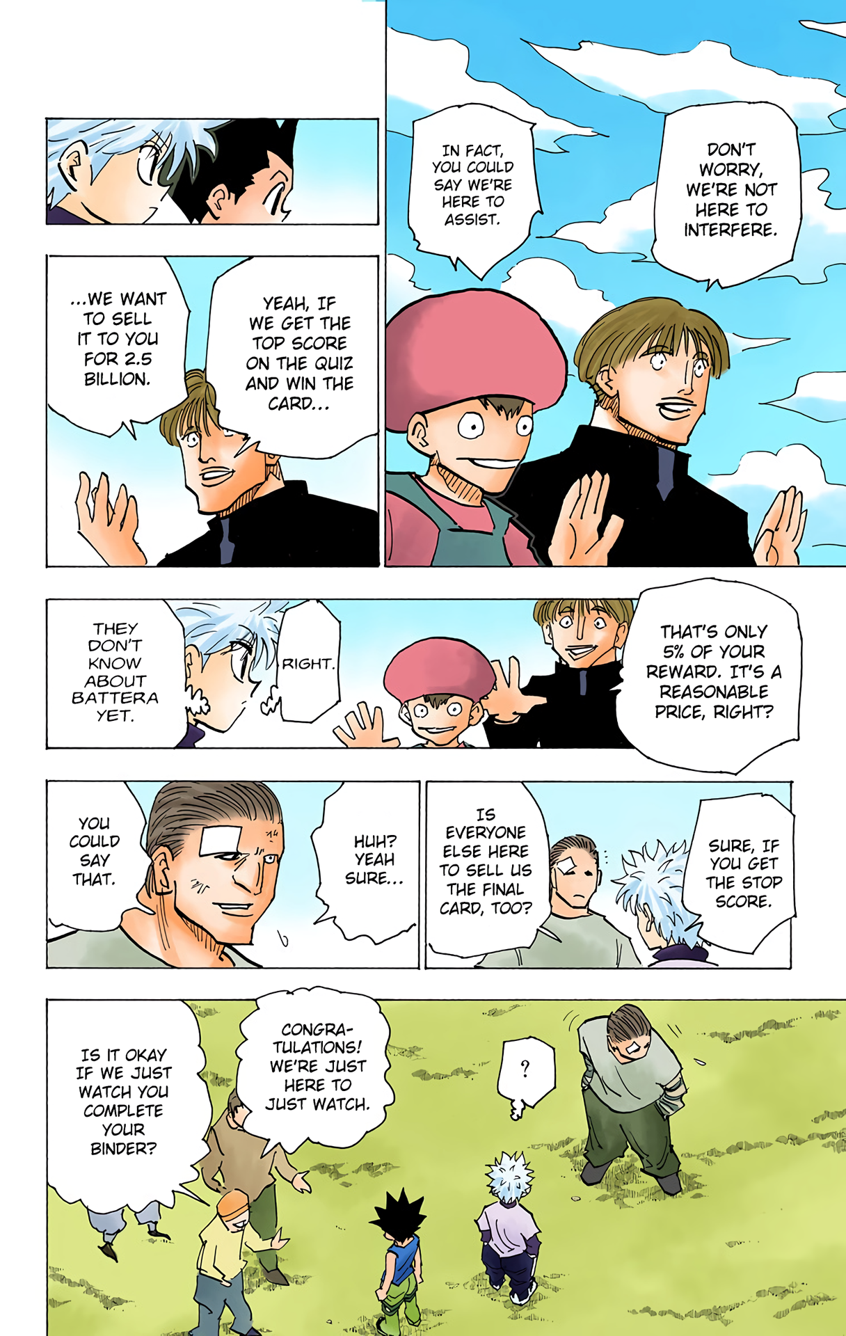 Halaman dari HUNTER x HUNTER (Official Colored) Chapter 183