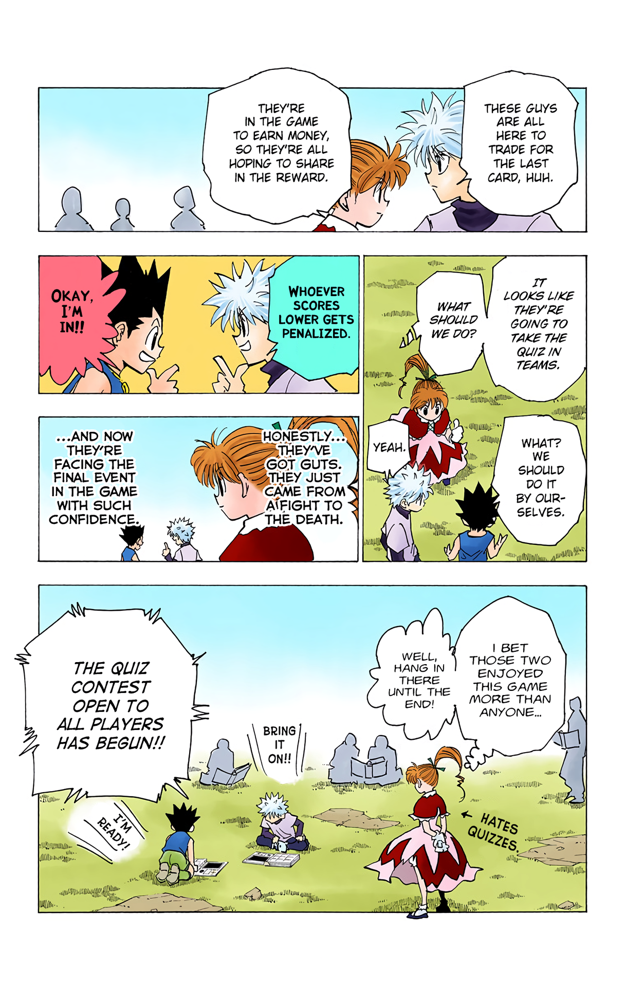 Halaman dari HUNTER x HUNTER (Official Colored) Chapter 183