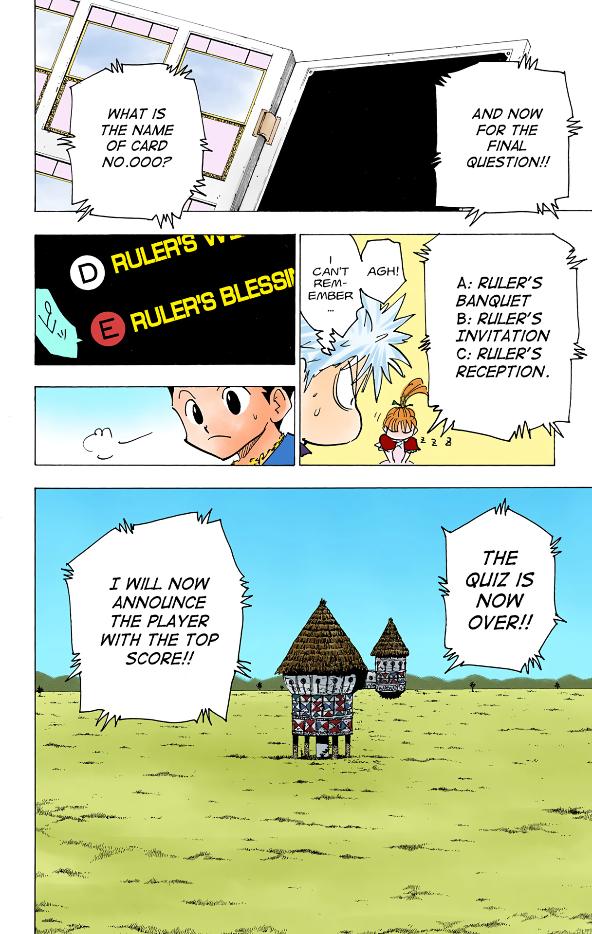 Halaman dari HUNTER x HUNTER (Official Colored) Chapter 183