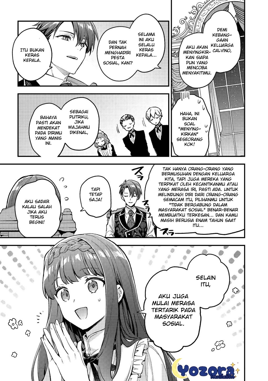 Akutou Ikka no Manamusume, Tensei-saki mo Otome Game no Gokudou Reijou deshita. Saijoukyuu Rank no Akuyaku-sama, Sono Dekiai wa Fuyou desu! @comic Chapter 7 - halaman 24