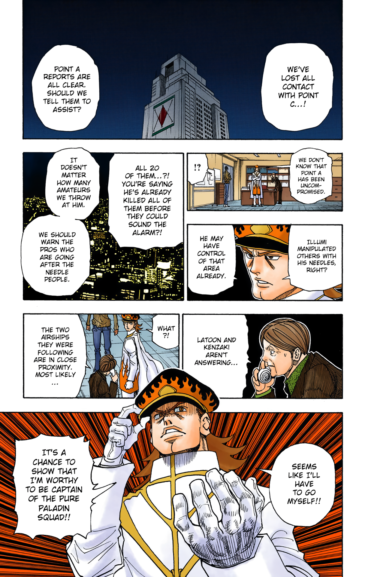 Halaman dari HUNTER x HUNTER (Official Colored) Chapter 329
