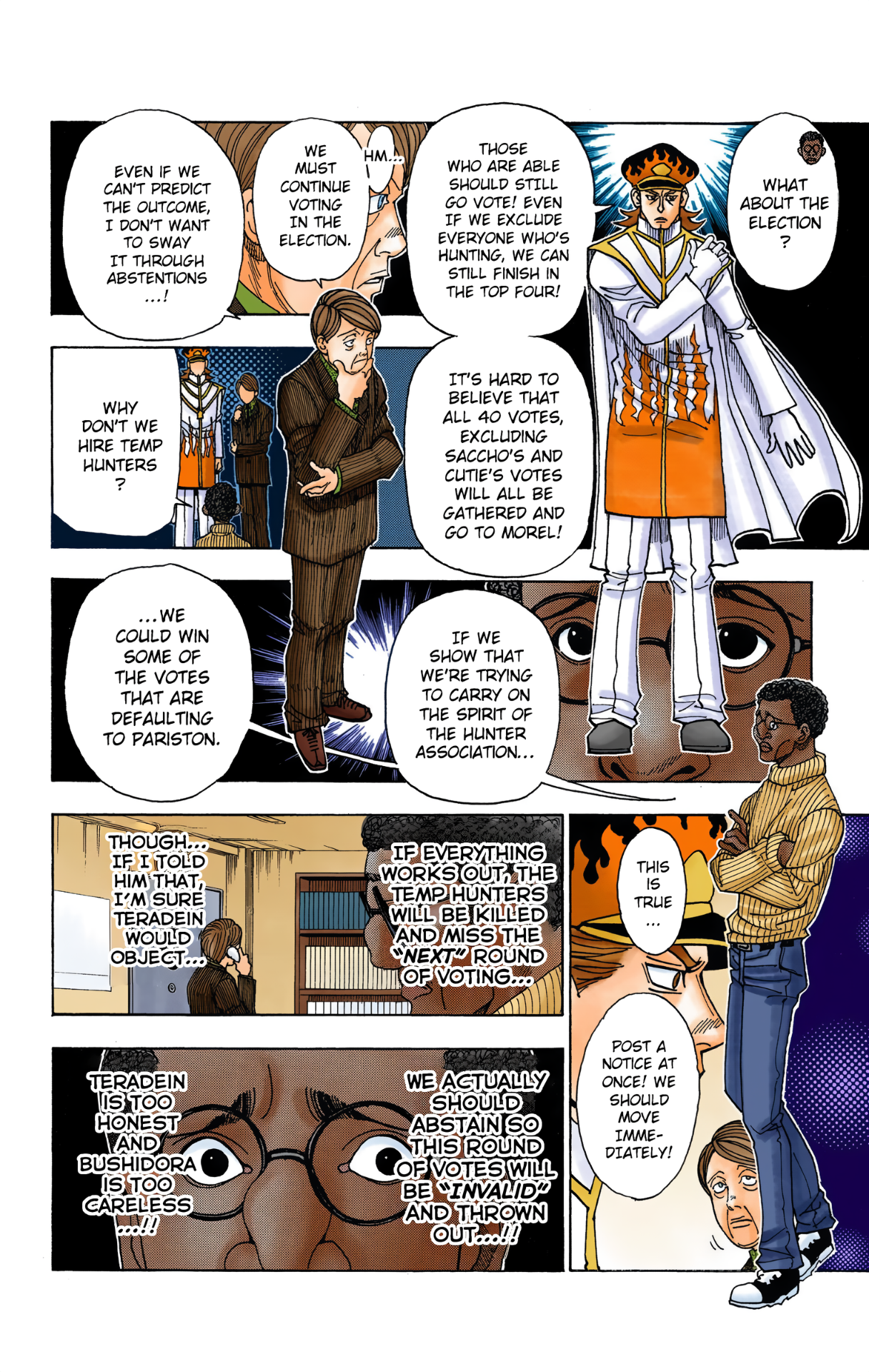 Halaman dari HUNTER x HUNTER (Official Colored) Chapter 329