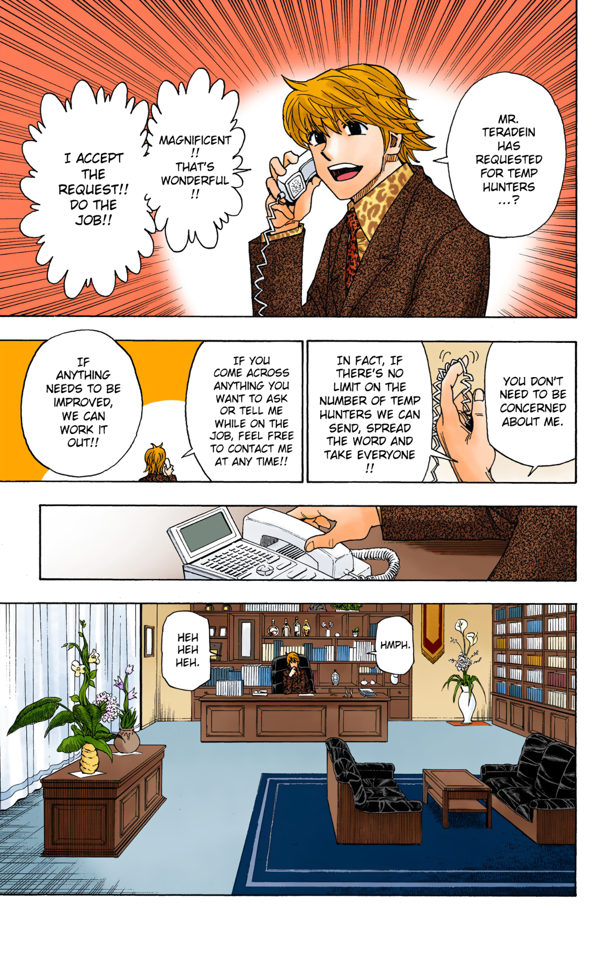 Halaman dari HUNTER x HUNTER (Official Colored) Chapter 329