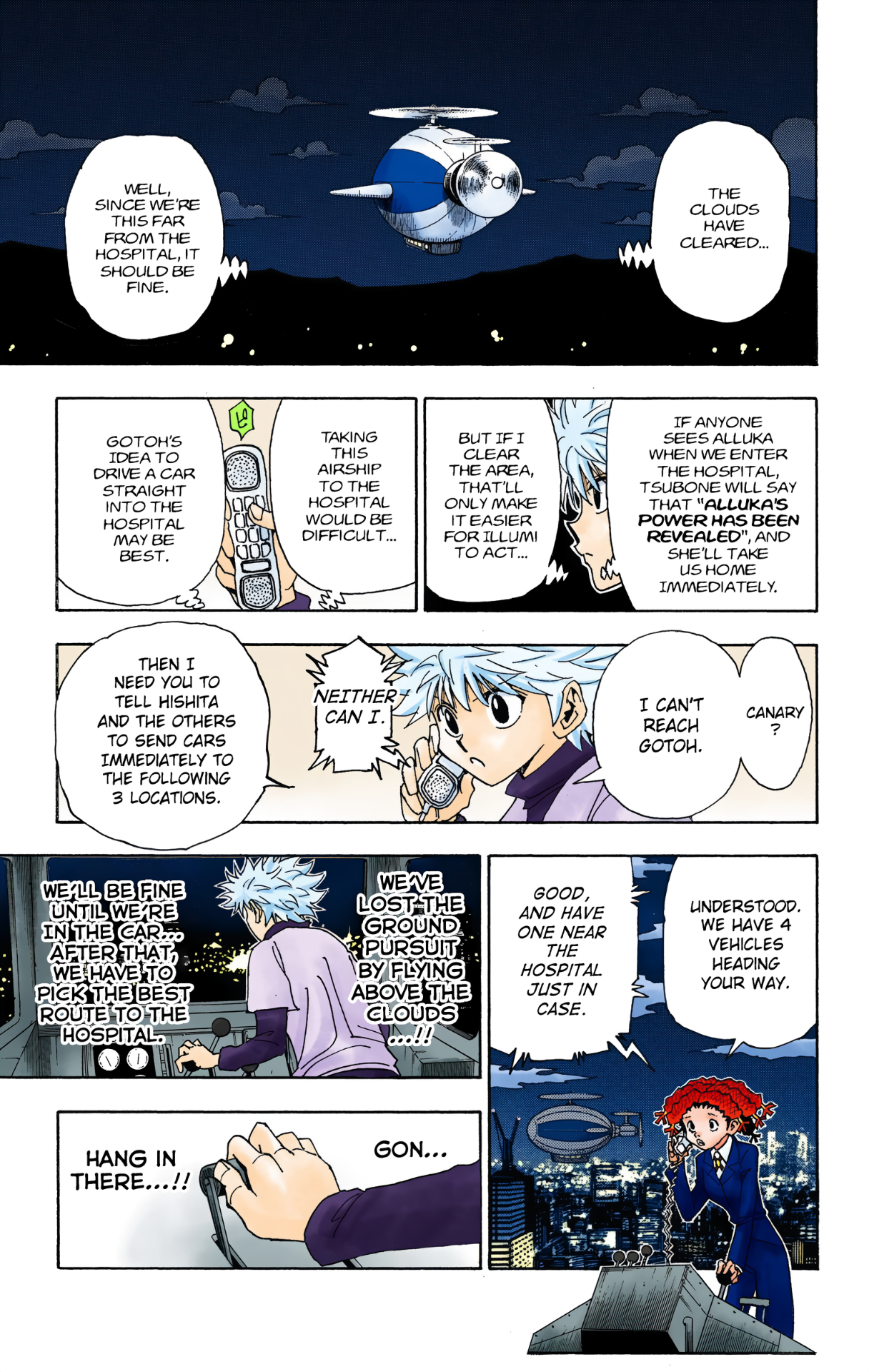 Halaman dari HUNTER x HUNTER (Official Colored) Chapter 329