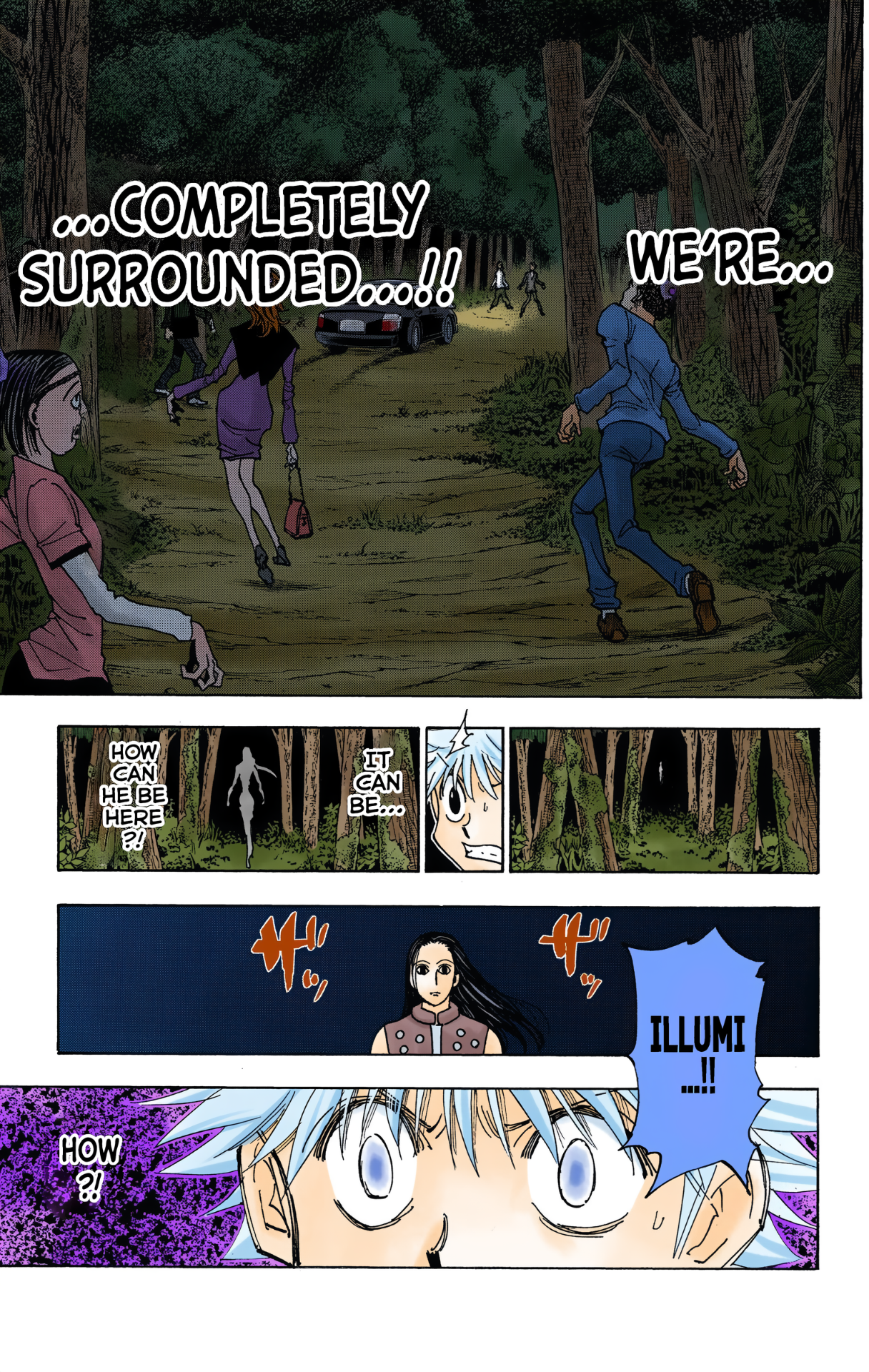 Halaman dari HUNTER x HUNTER (Official Colored) Chapter 329