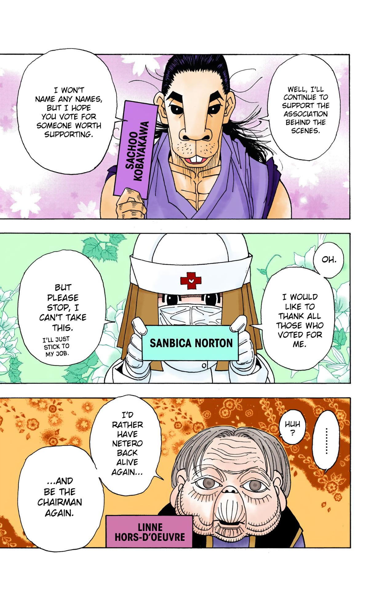 Halaman dari HUNTER x HUNTER (Official Colored) Chapter 329