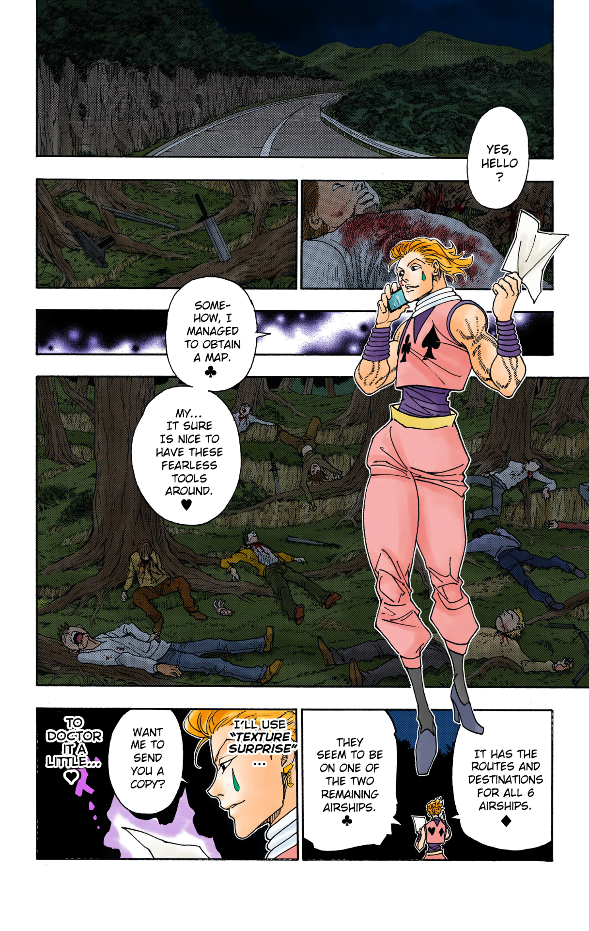 Halaman dari HUNTER x HUNTER (Official Colored) Chapter 329