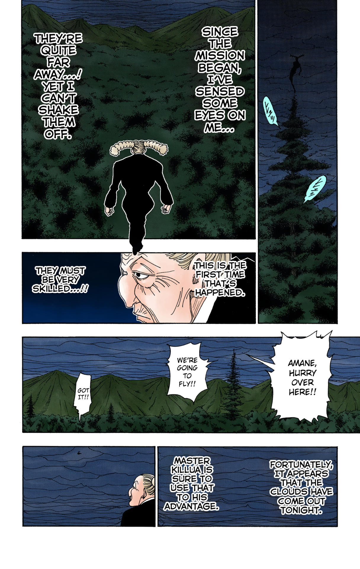 Halaman dari HUNTER x HUNTER (Official Colored) Chapter 329
