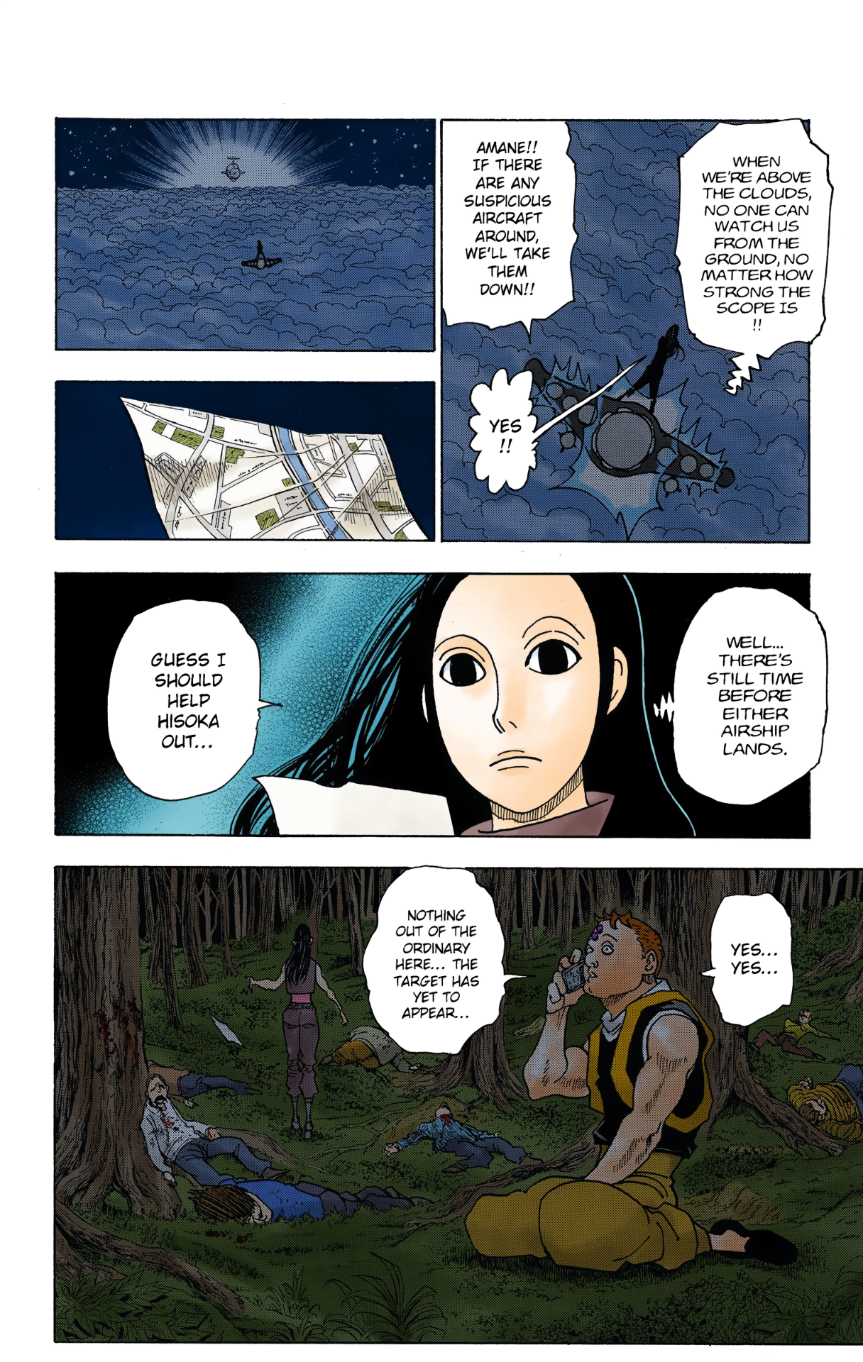 Halaman dari HUNTER x HUNTER (Official Colored) Chapter 329