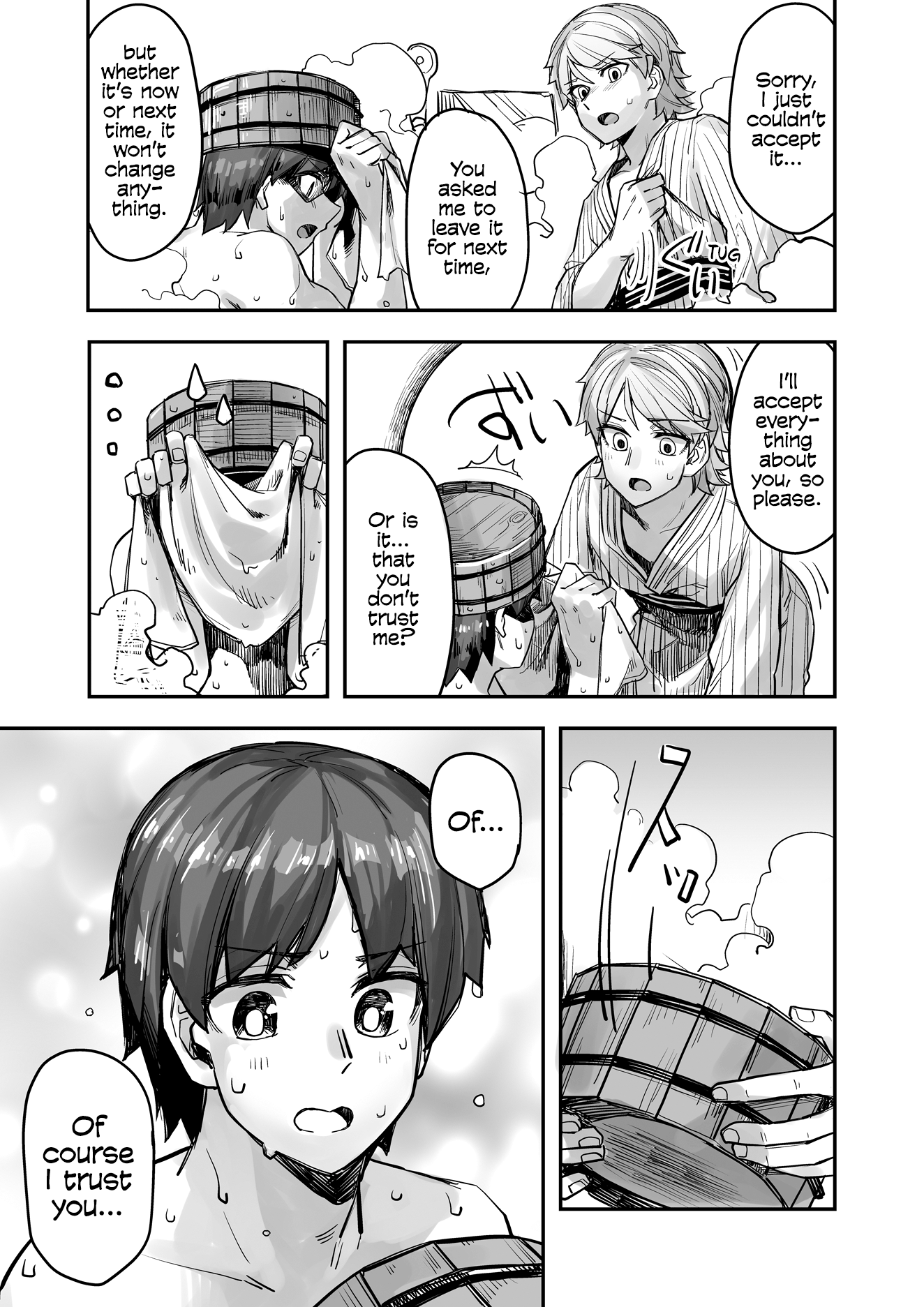 Halaman dari Ikemen Joshi to Josou Danshi Chapter 83