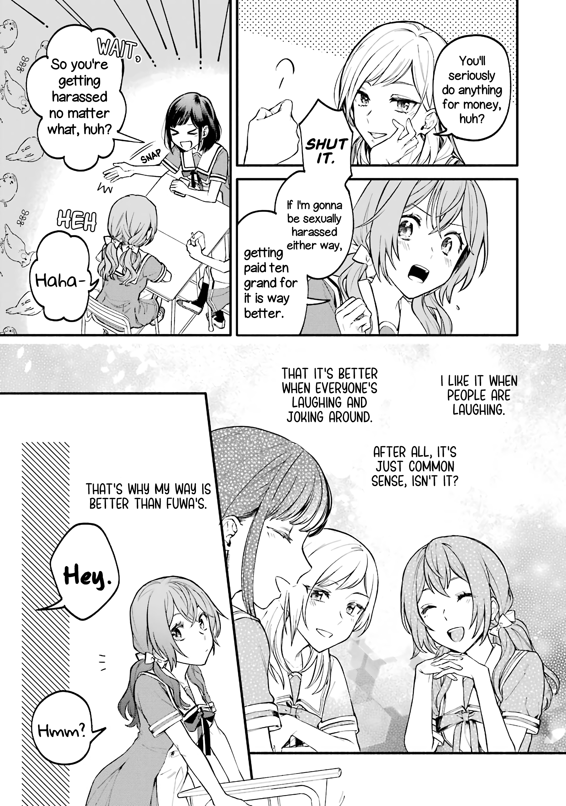 Halaman dari Onna Doushi toka Arienai desho to Iiharu Onnanoko wo, Hyakunichikan de Tetteiteki ni Otosu Yuri no Ohanashi Chapter 1