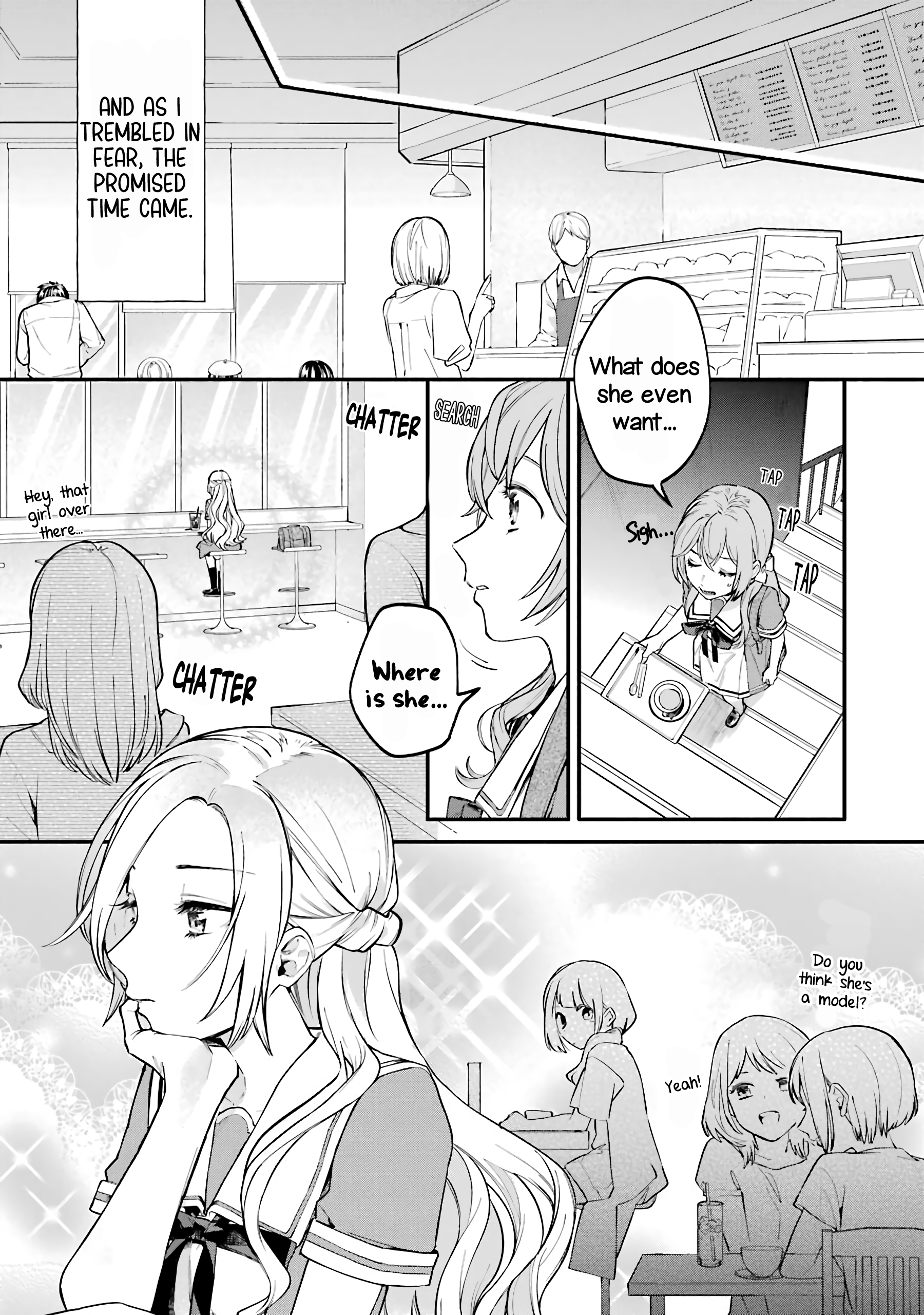 Halaman dari Onna Doushi toka Arienai desho to Iiharu Onnanoko wo, Hyakunichikan de Tetteiteki ni Otosu Yuri no Ohanashi Chapter 1