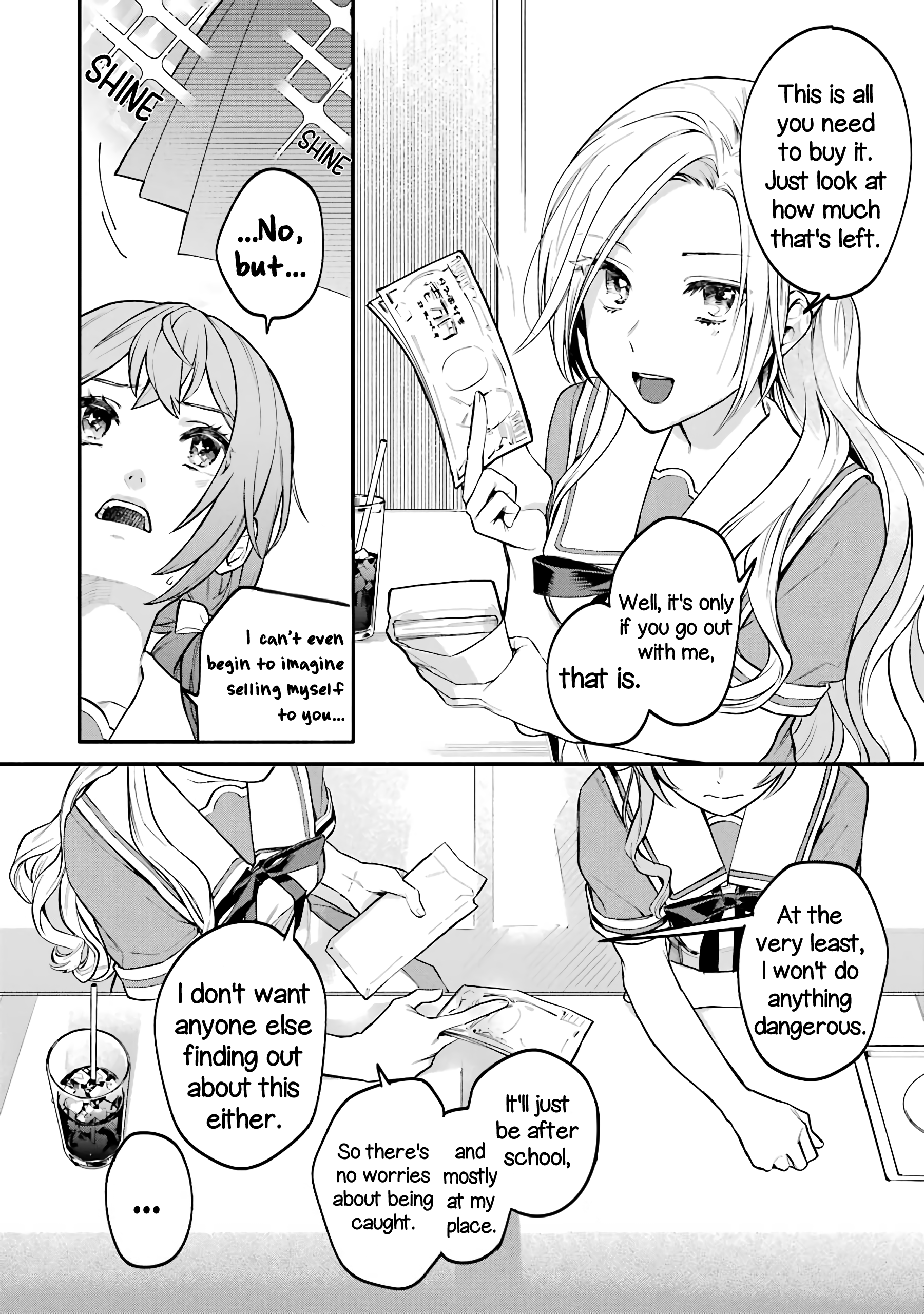 Halaman dari Onna Doushi toka Arienai desho to Iiharu Onnanoko wo, Hyakunichikan de Tetteiteki ni Otosu Yuri no Ohanashi Chapter 1