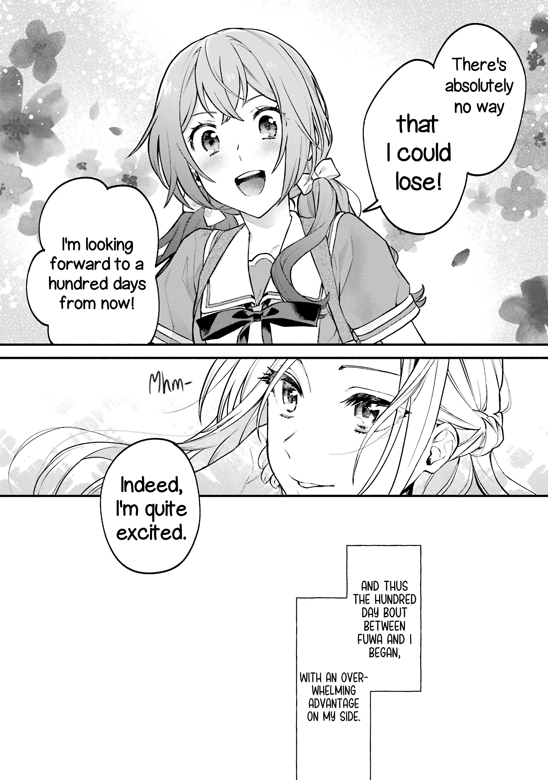 Halaman dari Onna Doushi toka Arienai desho to Iiharu Onnanoko wo, Hyakunichikan de Tetteiteki ni Otosu Yuri no Ohanashi Chapter 1
