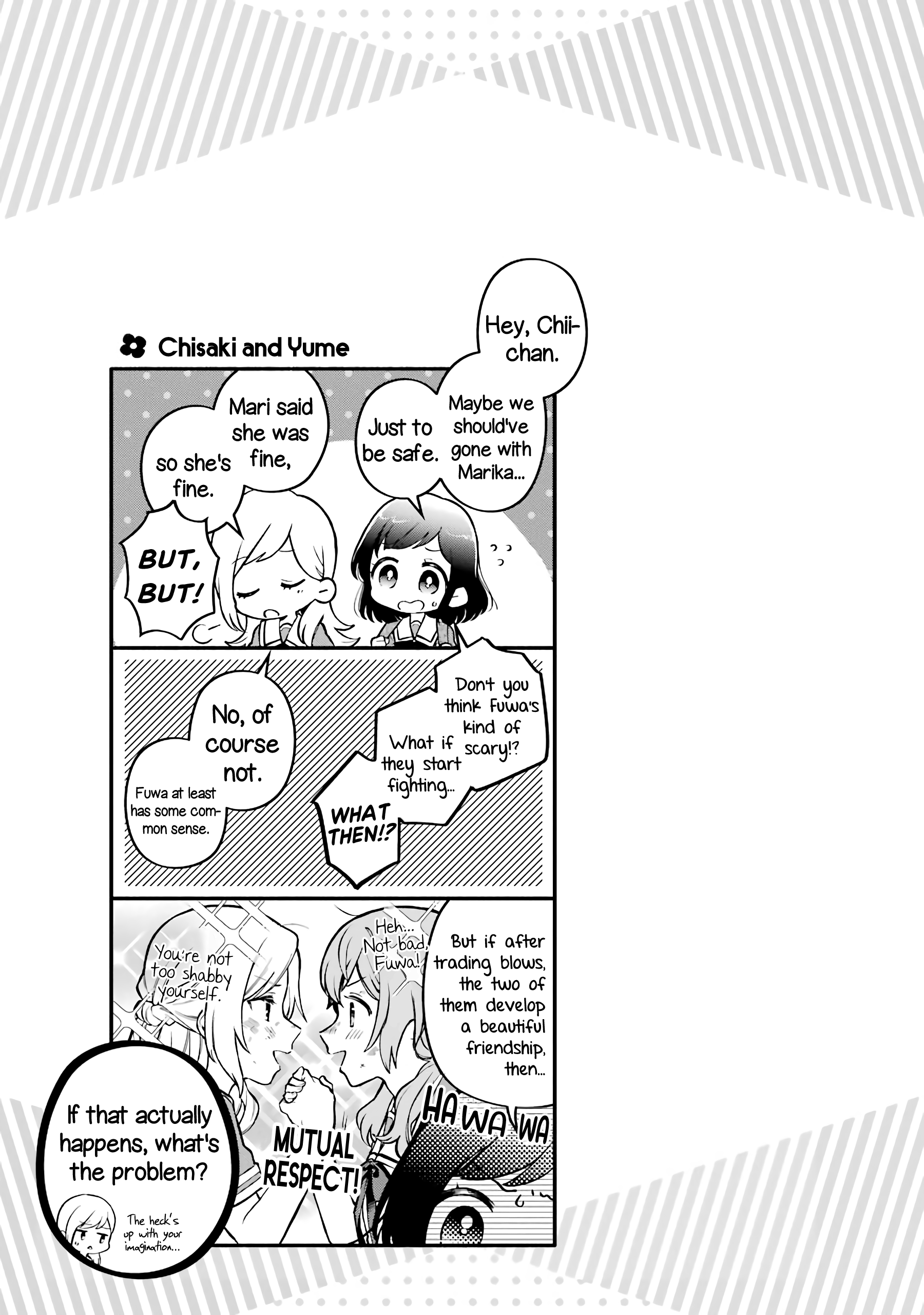 Halaman dari Onna Doushi toka Arienai desho to Iiharu Onnanoko wo, Hyakunichikan de Tetteiteki ni Otosu Yuri no Ohanashi Chapter 1
