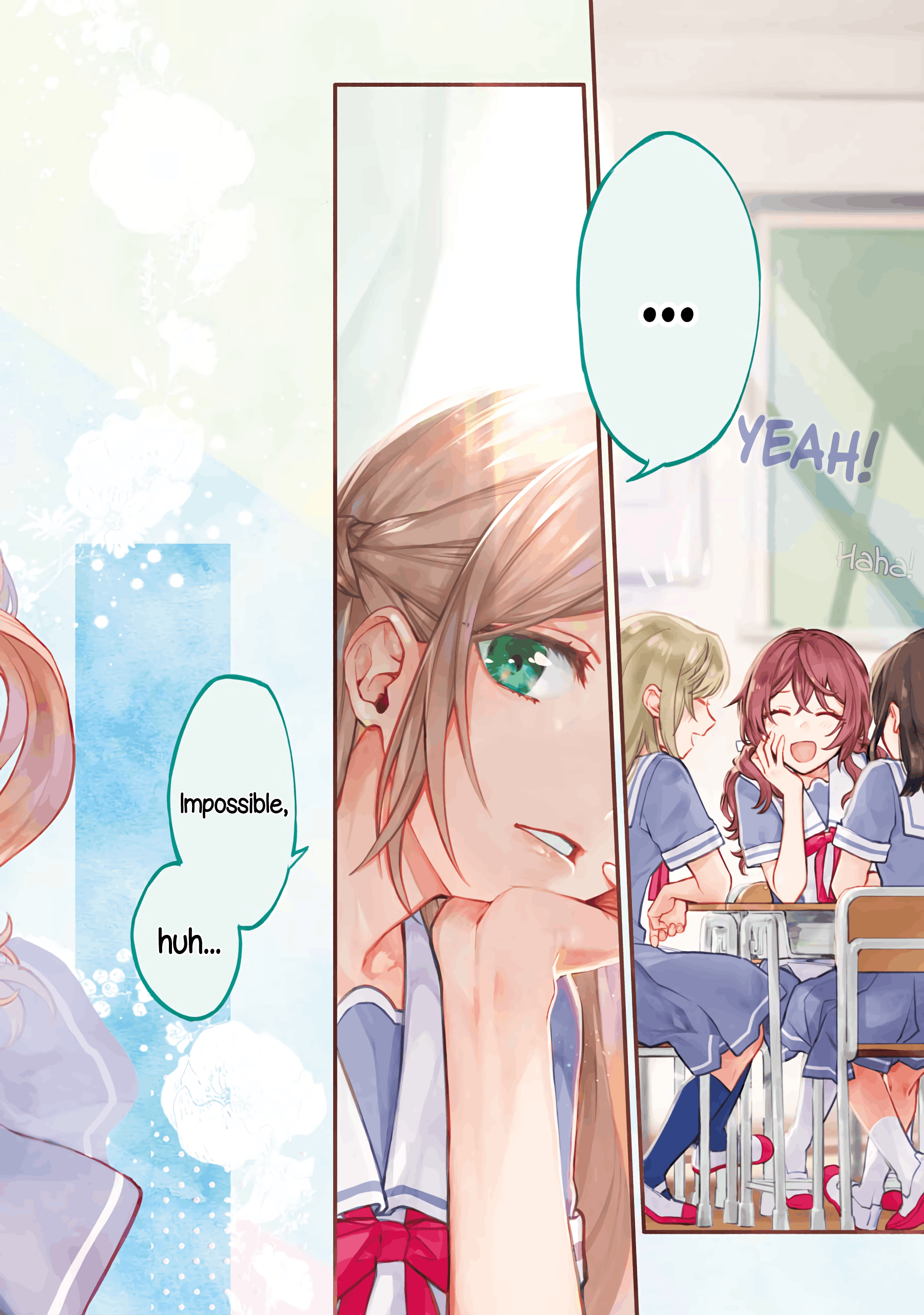 Halaman dari Onna Doushi toka Arienai desho to Iiharu Onnanoko wo, Hyakunichikan de Tetteiteki ni Otosu Yuri no Ohanashi Chapter 1