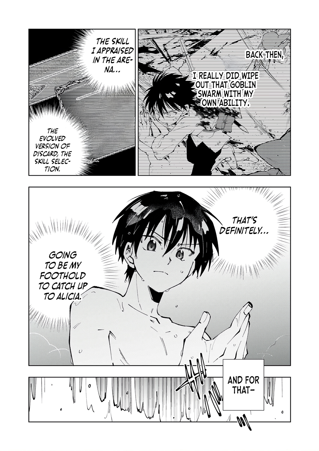 Halaman dari Gomi Sukiru [Suteru] ga [Shushasentaku] ni Kakusei Shitanode, Saikou Nando no Dai Meikyuu wo Kanzen Koryaku Suru ~Munouda to Pati wo Tsuihosareta Shounen ga Saikyou ni Itaru Made~ Chapter 2