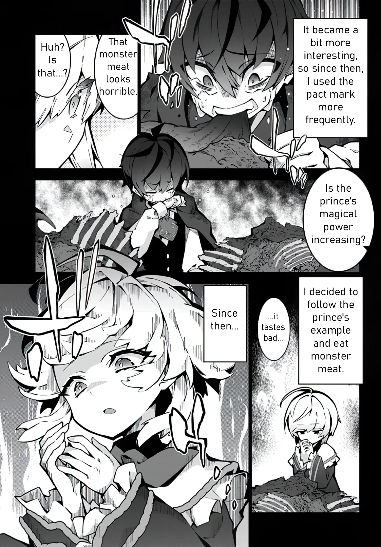 Halaman dari Monster no Niku o Kutte Itara Oui no Tsuita Ken Chapter 3