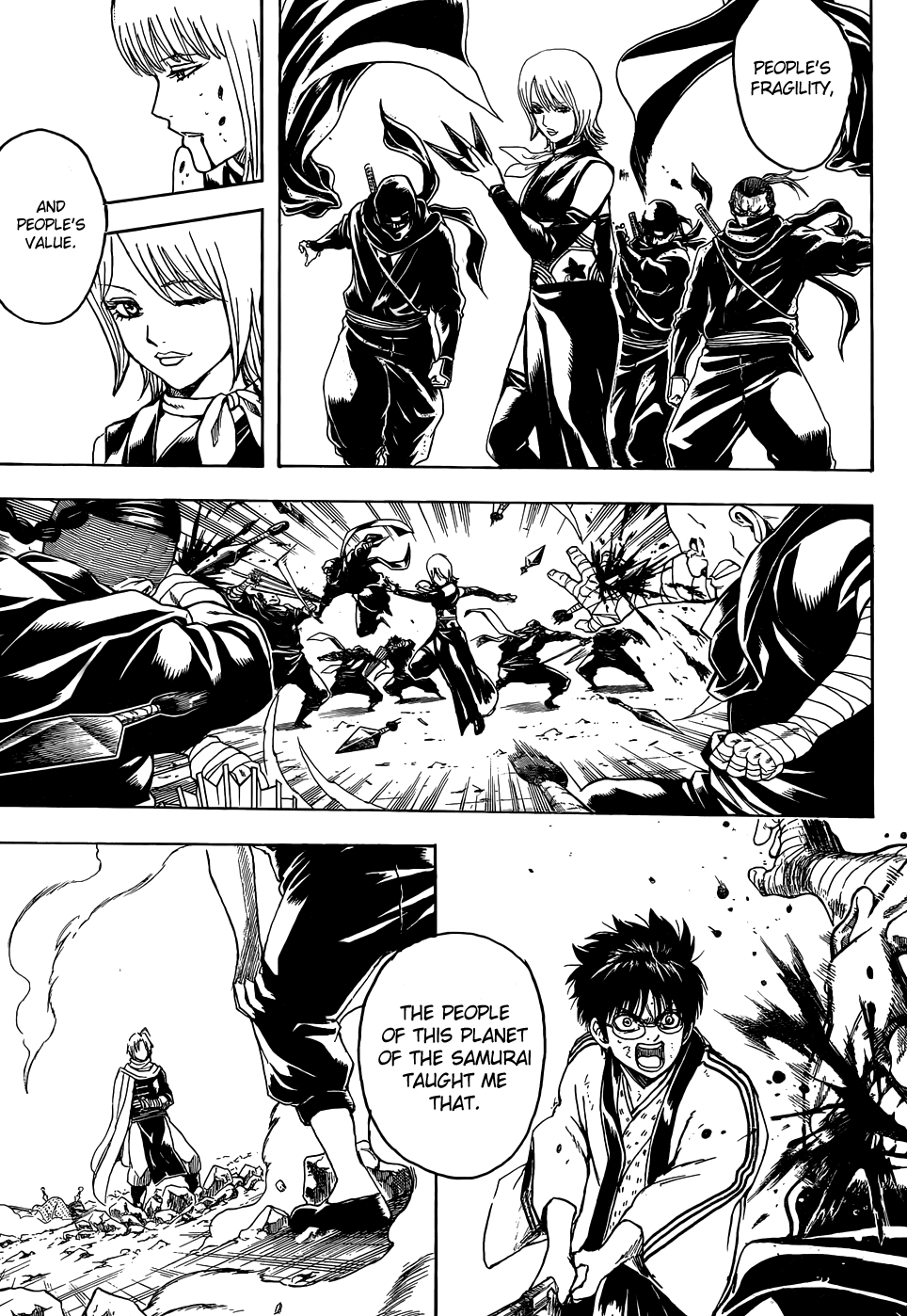 Halaman dari Gintama Chapter 515