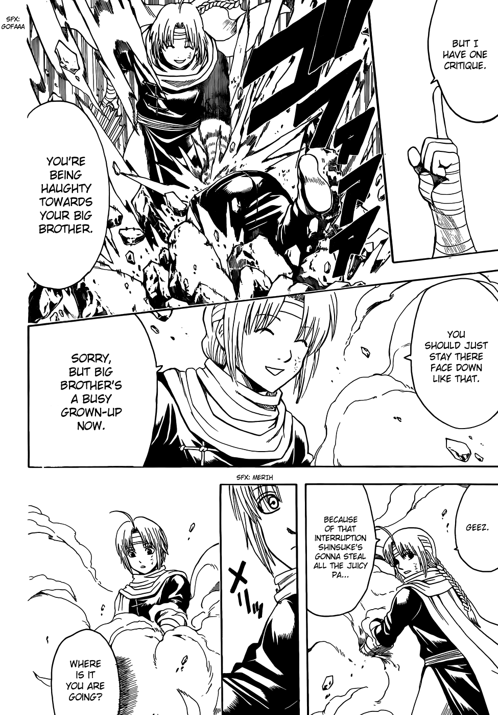 Halaman dari Gintama Chapter 515