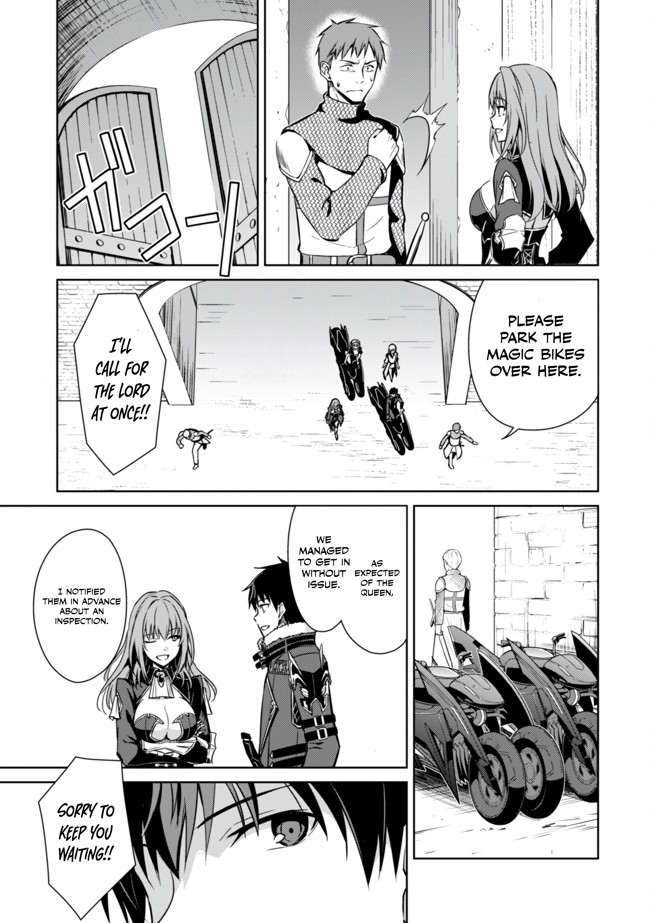 Halaman dari Boushoku no Berserk ~Ore dake Level to Iu Gainen wo Toppa suru~ Chapter 57