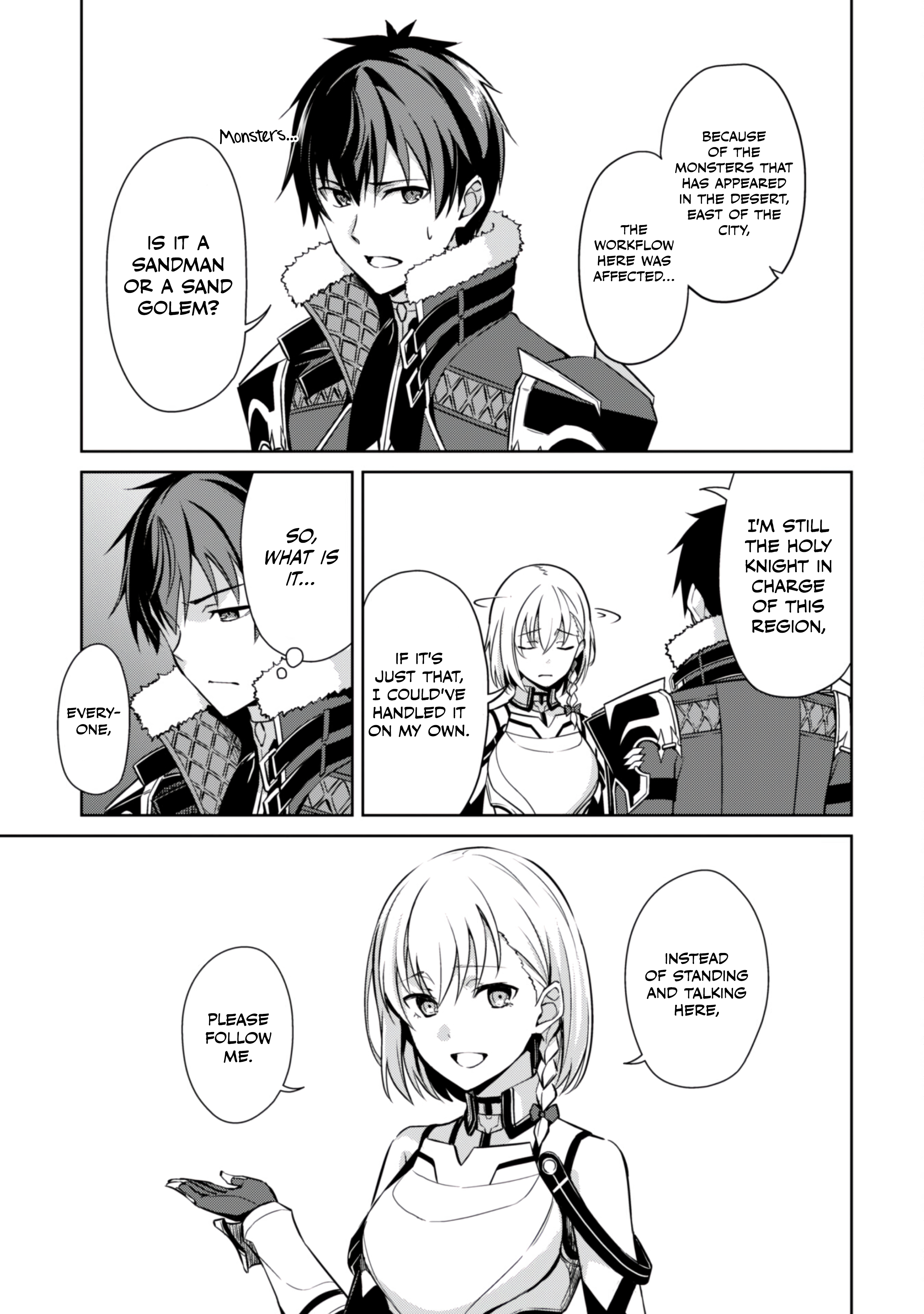 Halaman dari Boushoku no Berserk ~Ore dake Level to Iu Gainen wo Toppa suru~ Chapter 57