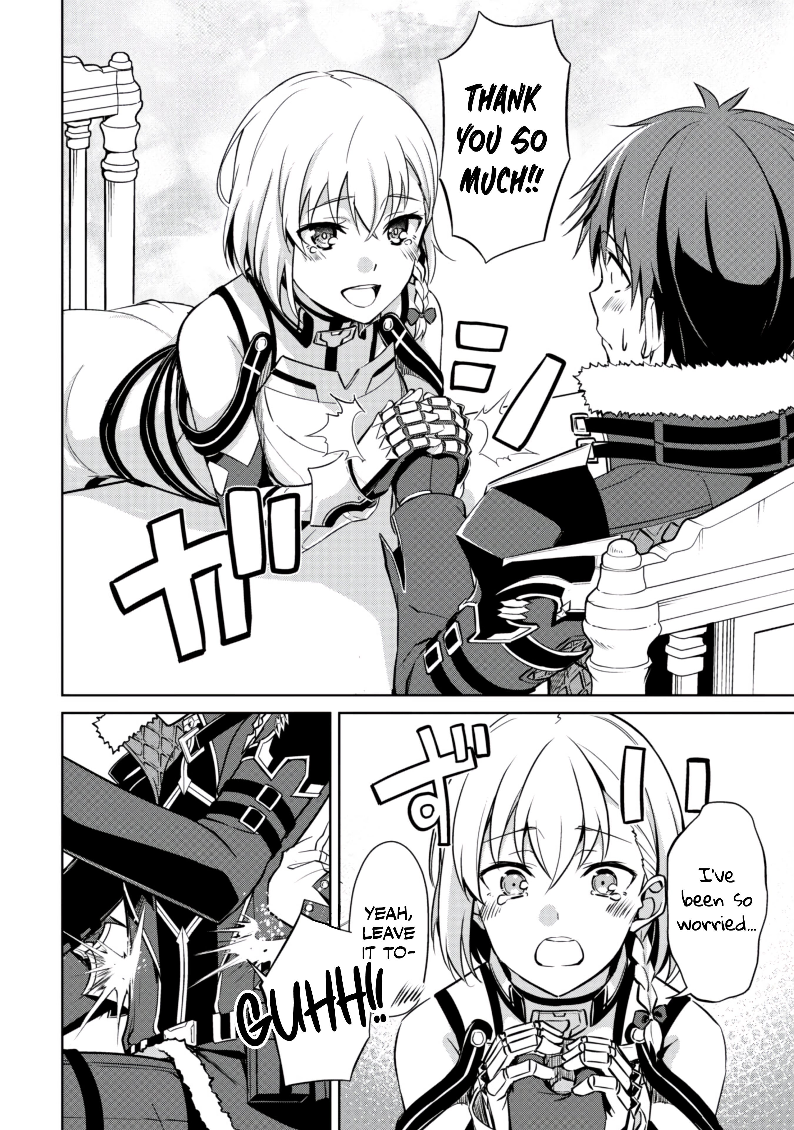 Halaman dari Boushoku no Berserk ~Ore dake Level to Iu Gainen wo Toppa suru~ Chapter 57