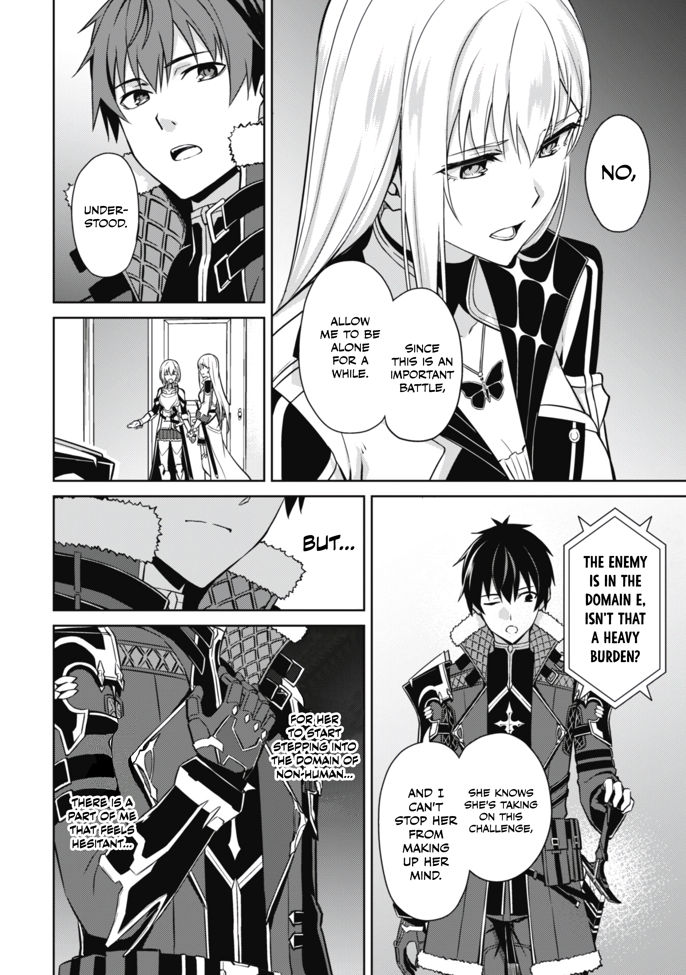 Halaman dari Boushoku no Berserk ~Ore dake Level to Iu Gainen wo Toppa suru~ Chapter 57