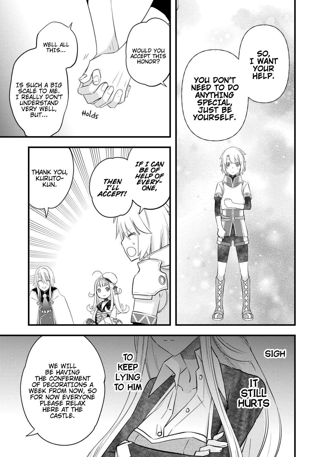 Halaman dari Kanchigai no Atelier Meister - Eiyuu Party no Moto Zatsuyougakari ga, Jitsu wa Sentou Igai ga SSS Rank Datta to Iu Yoku Aru Hanashi Chapter 54