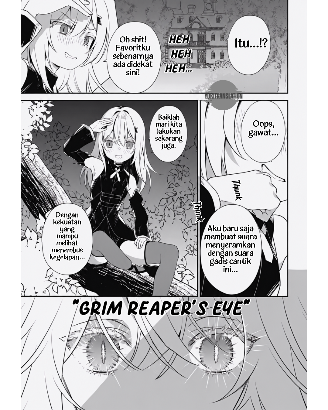 Shinigami Shoujo wa Kage kara Oshi wo Nagametai: Akuyaku ni TS Tensei shita kedo, Kossori Gensaku Chara wo Kansatsu shi ni Ikimasu! Chapter 1 - halaman 30