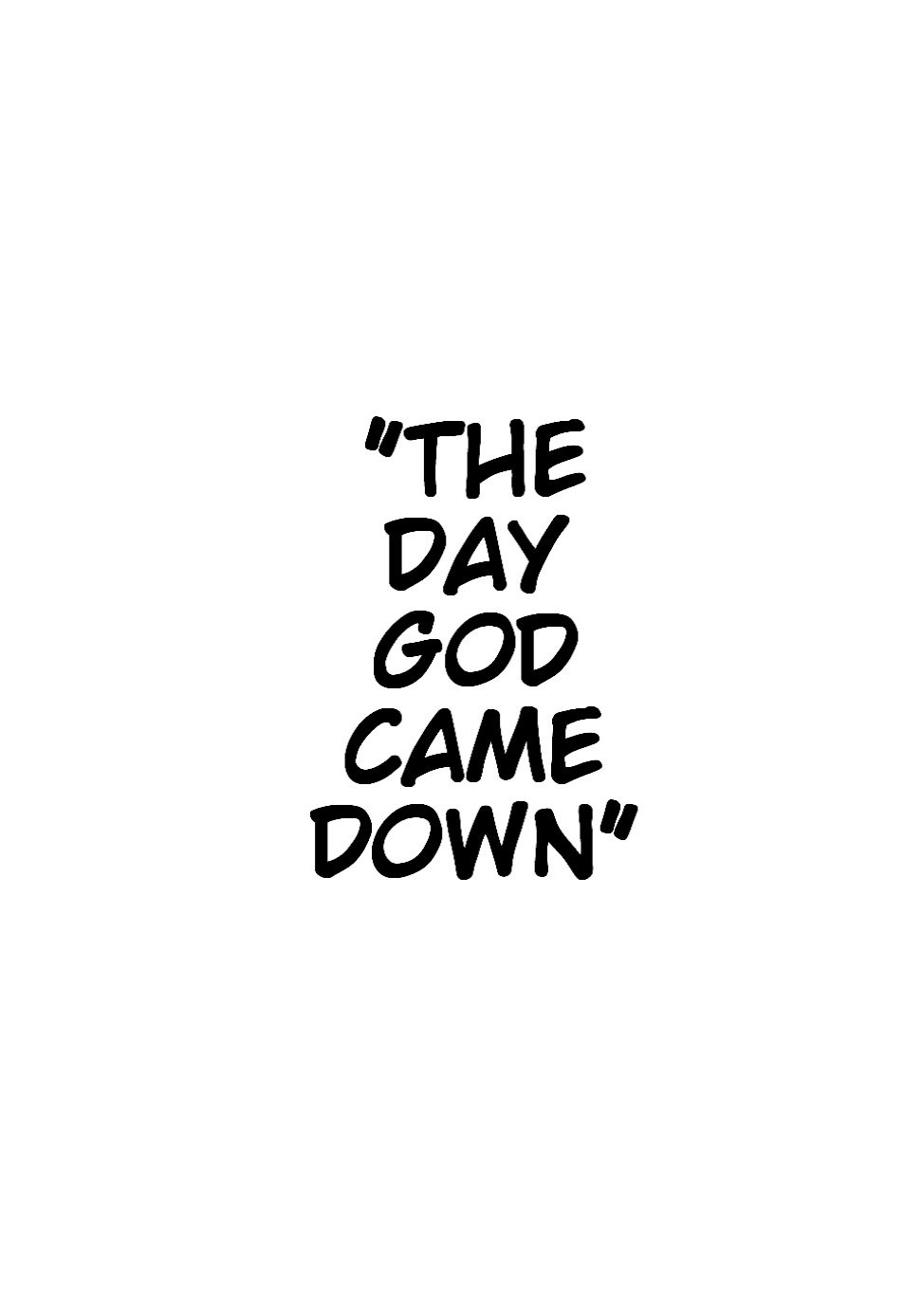 Chapter 3 – The Day God Came Down page