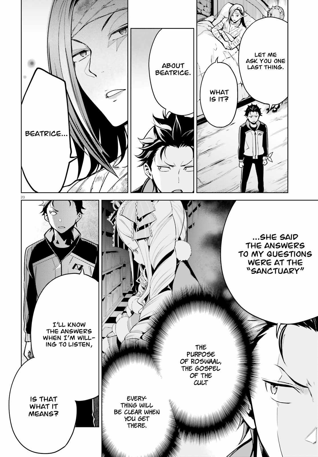 Halaman dari Re:Zero kara Hajimeru Isekai Seikatsu: Dai 4-shou—Seiiki to Gouyoku no Majo Chapter 9