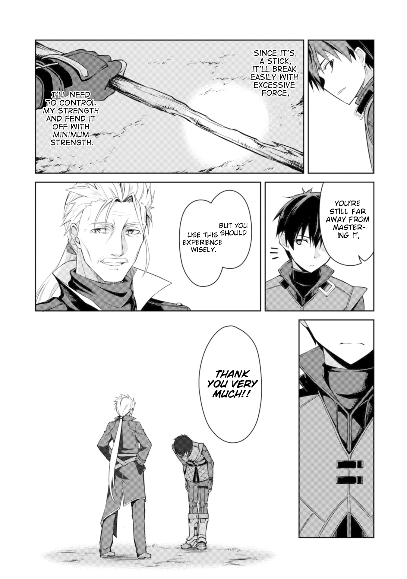 Halaman dari Boushoku no Berserk ~Ore dake Level to Iu Gainen wo Toppa suru~ Chapter 16