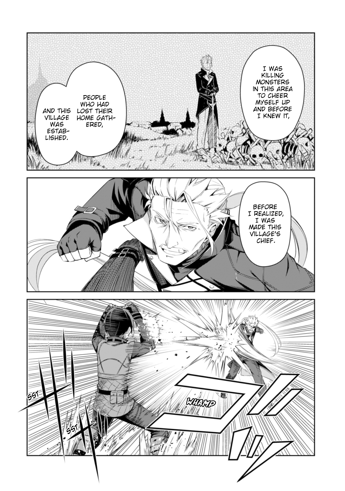Halaman dari Boushoku no Berserk ~Ore dake Level to Iu Gainen wo Toppa suru~ Chapter 16