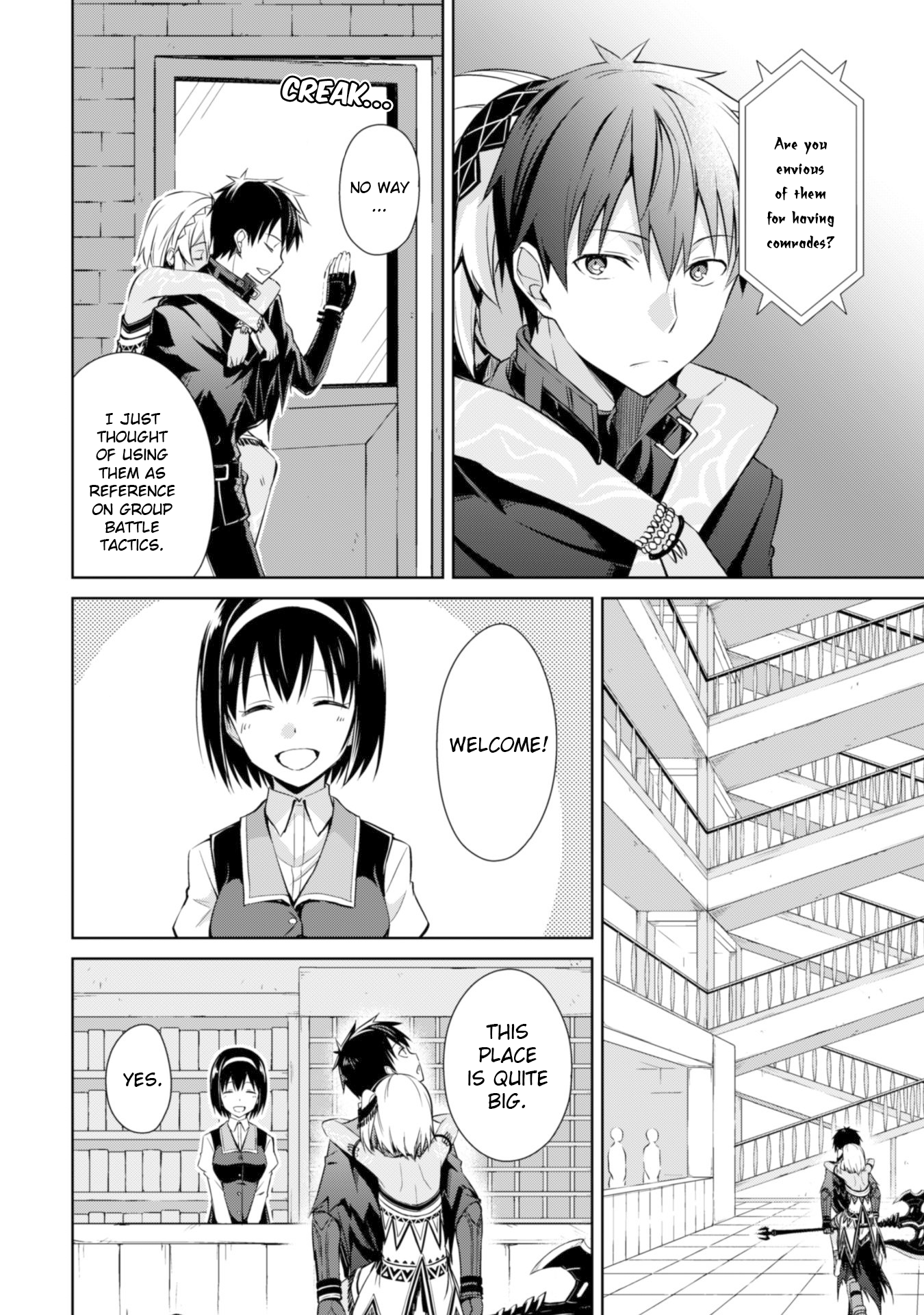 Halaman dari Boushoku no Berserk ~Ore dake Level to Iu Gainen wo Toppa suru~ Chapter 14