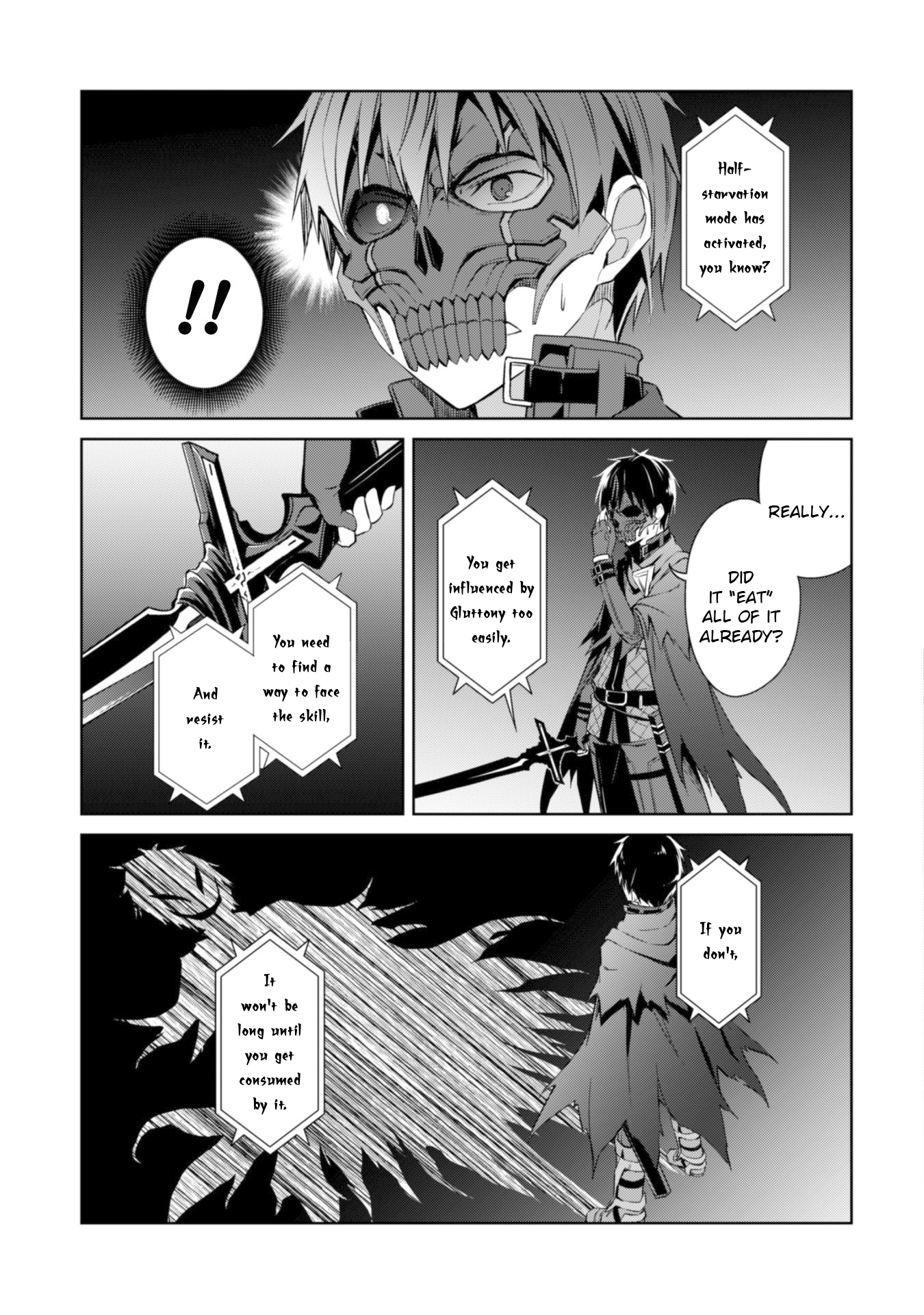 Halaman dari Boushoku no Berserk ~Ore dake Level to Iu Gainen wo Toppa suru~ Chapter 14