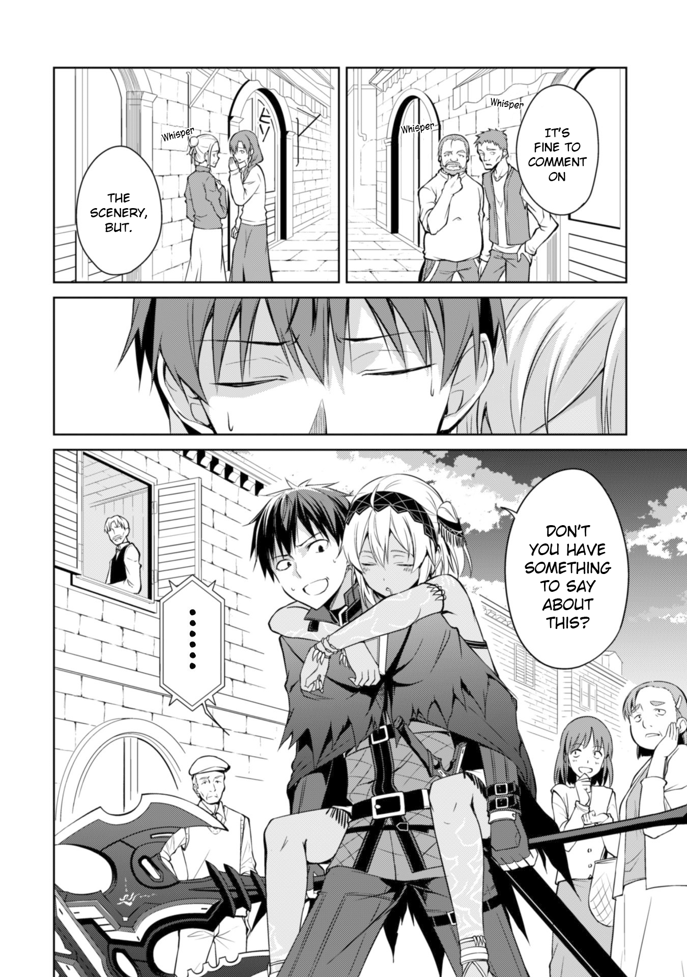 Halaman dari Boushoku no Berserk ~Ore dake Level to Iu Gainen wo Toppa suru~ Chapter 14