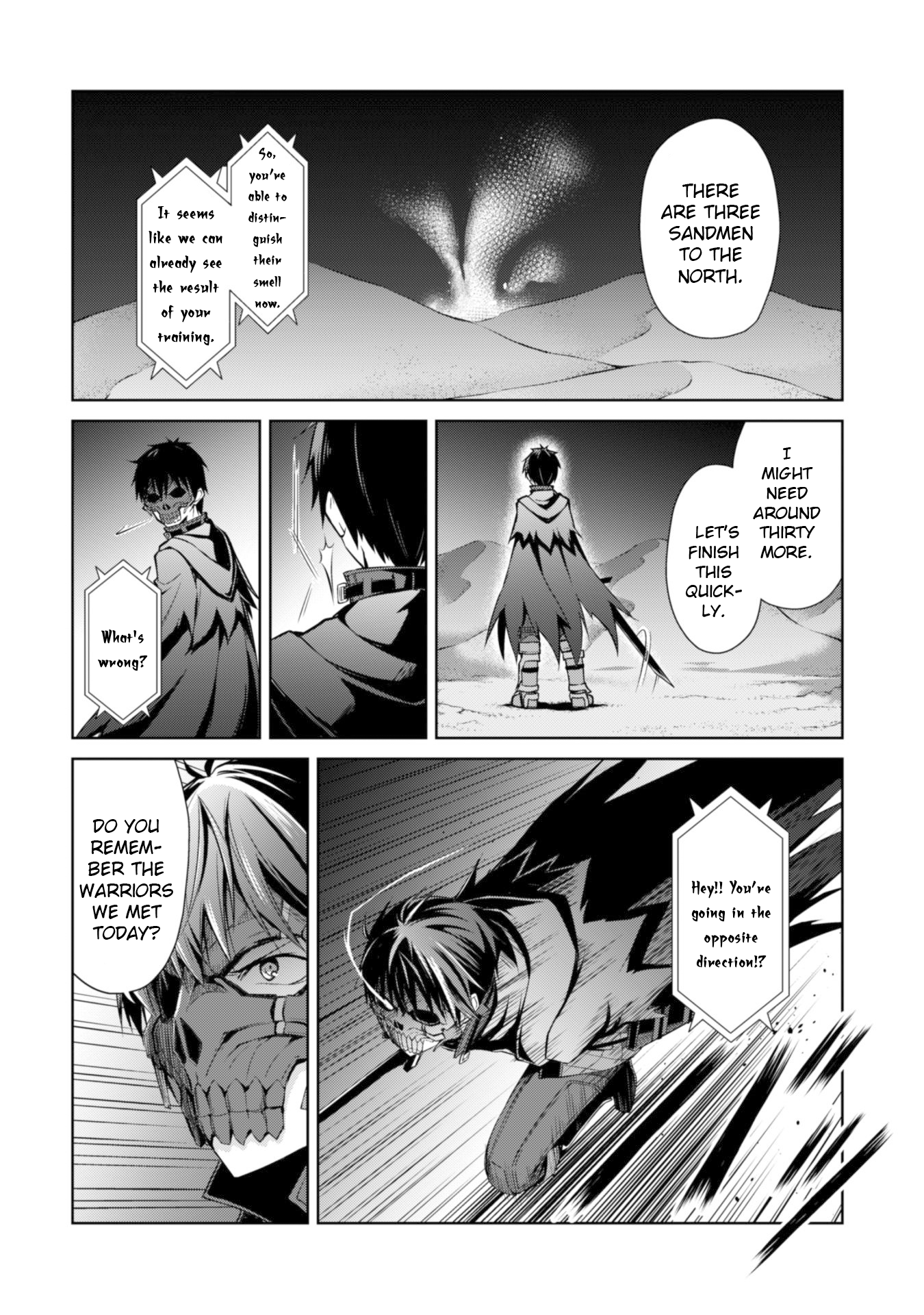 Halaman dari Boushoku no Berserk ~Ore dake Level to Iu Gainen wo Toppa suru~ Chapter 14