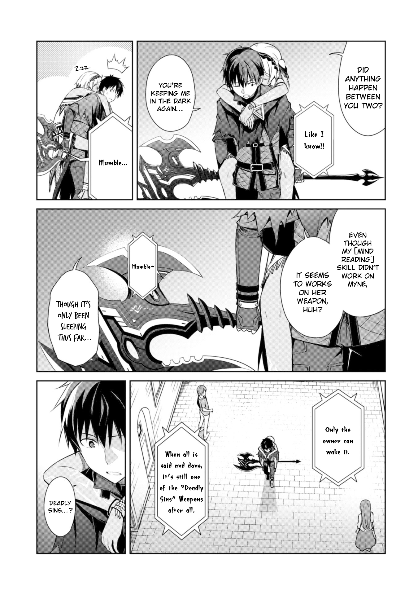 Halaman dari Boushoku no Berserk ~Ore dake Level to Iu Gainen wo Toppa suru~ Chapter 14