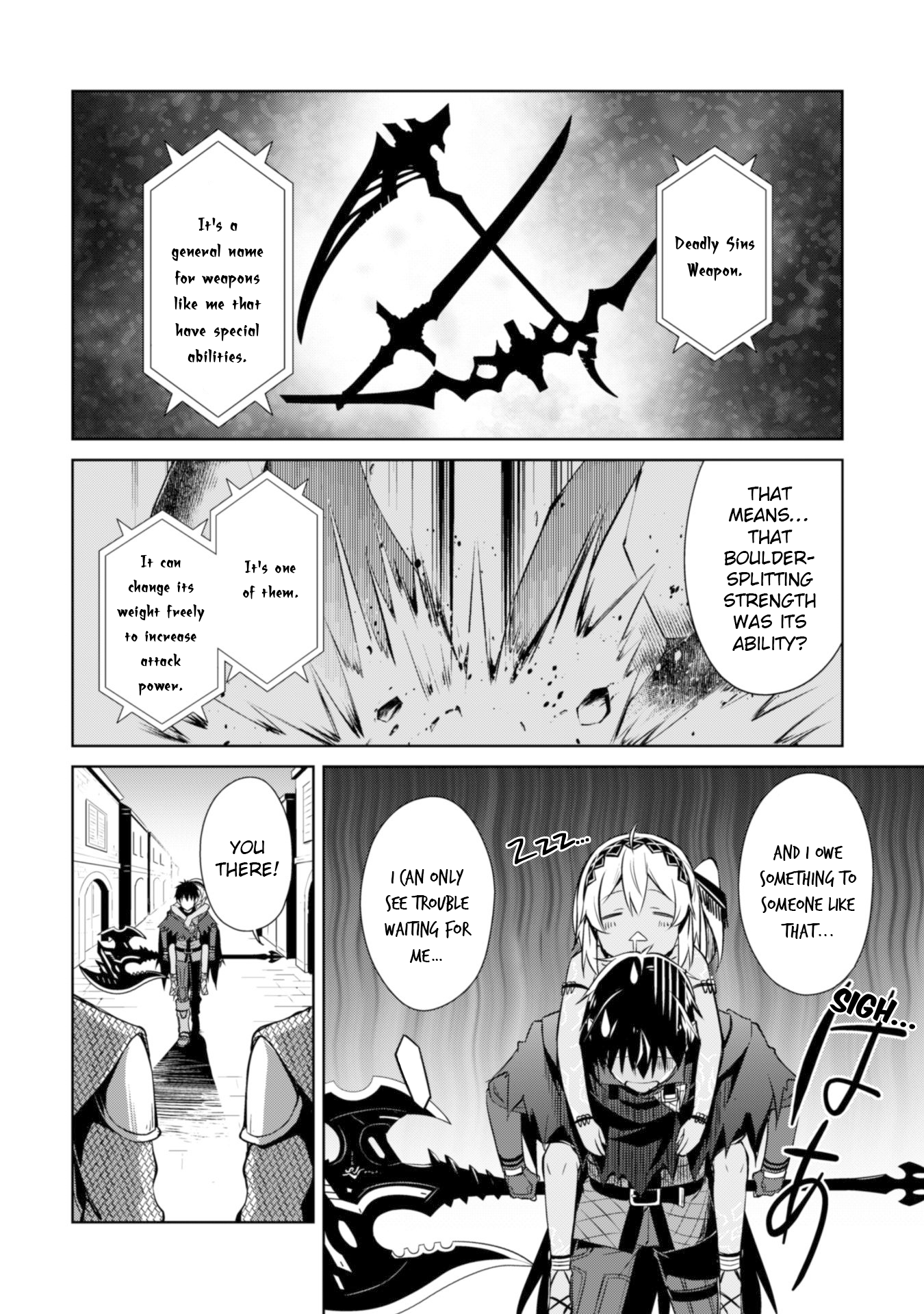 Halaman dari Boushoku no Berserk ~Ore dake Level to Iu Gainen wo Toppa suru~ Chapter 14