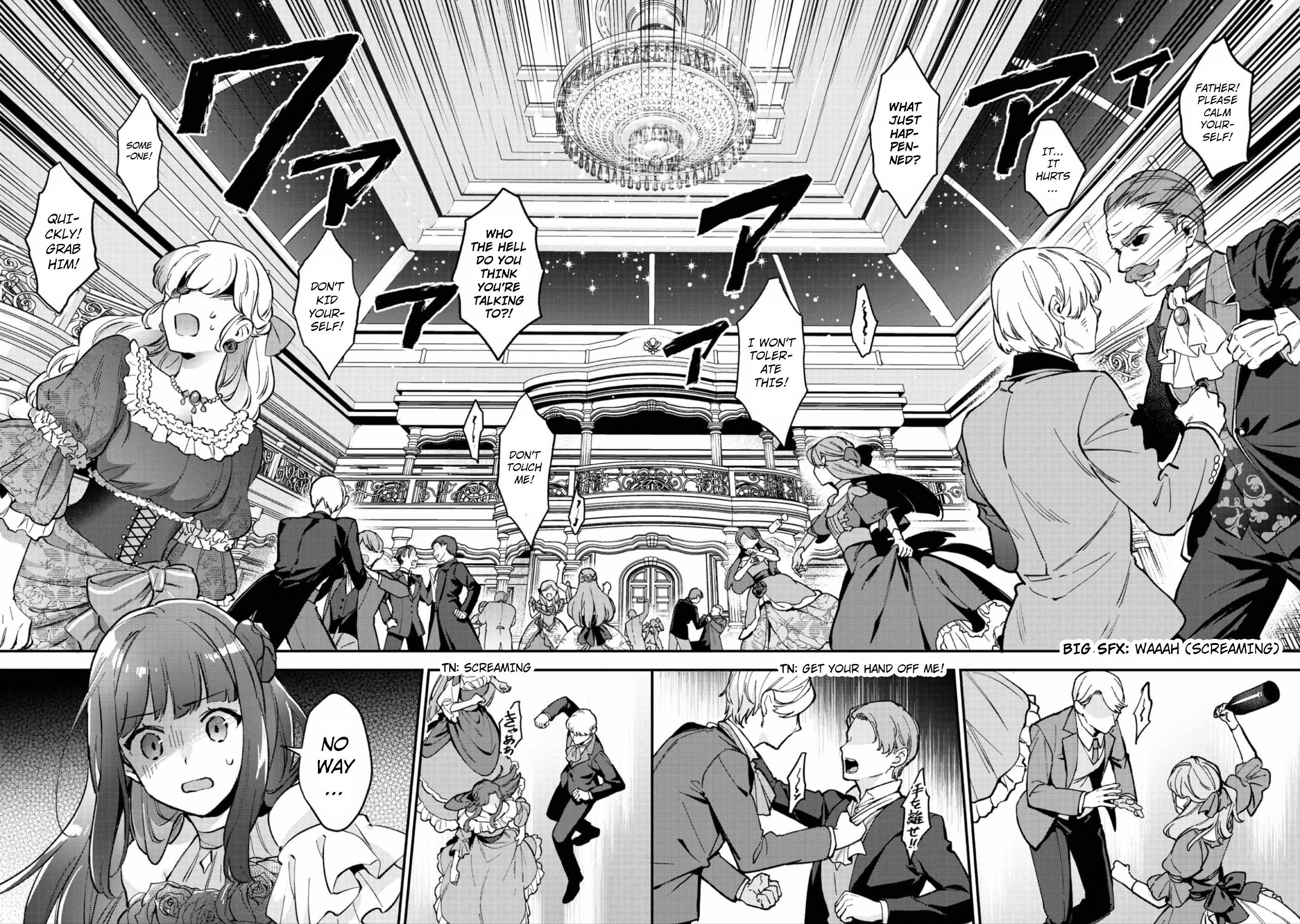 Halaman dari Akutou Ikka no Mana Musume, Tensei Saki mo Otome Game no Gokudou Reijou deshita Chapter 10
