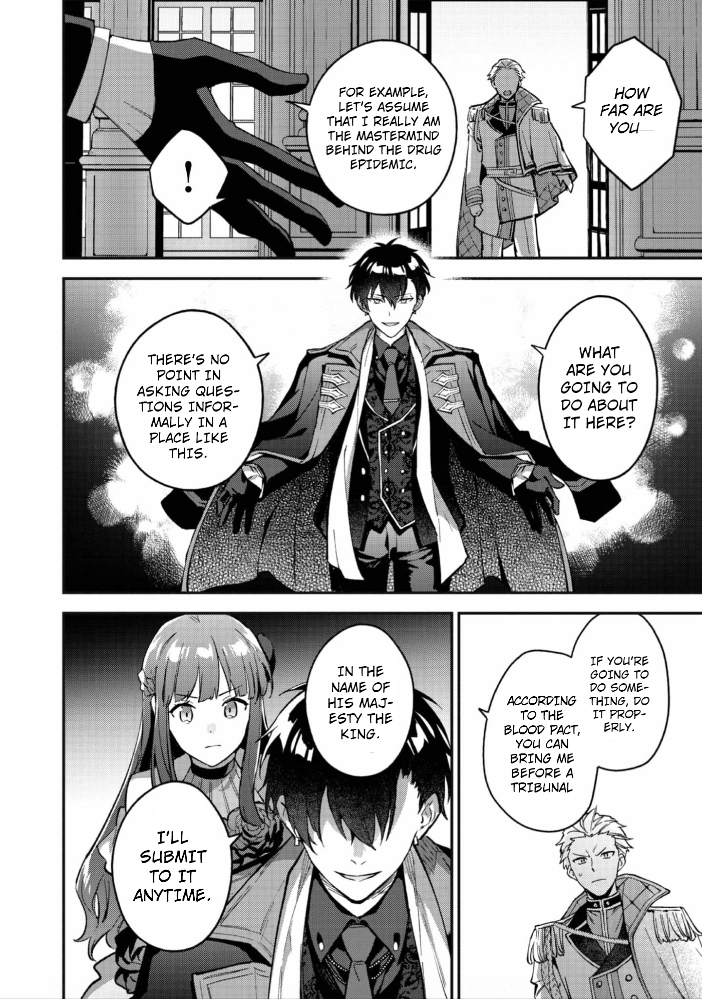 Halaman dari Akutou Ikka no Mana Musume, Tensei Saki mo Otome Game no Gokudou Reijou deshita Chapter 10